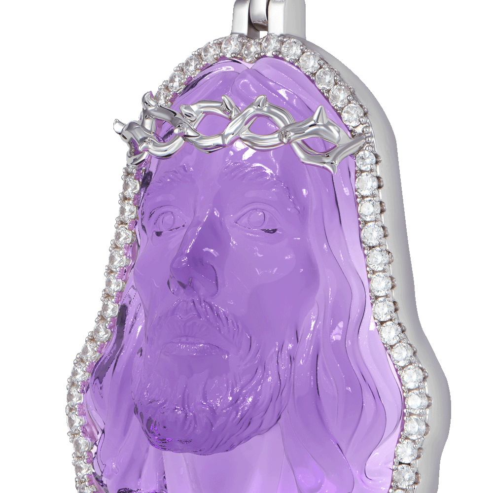 Arcenciel Gospel Jesus Colgante - lavanda