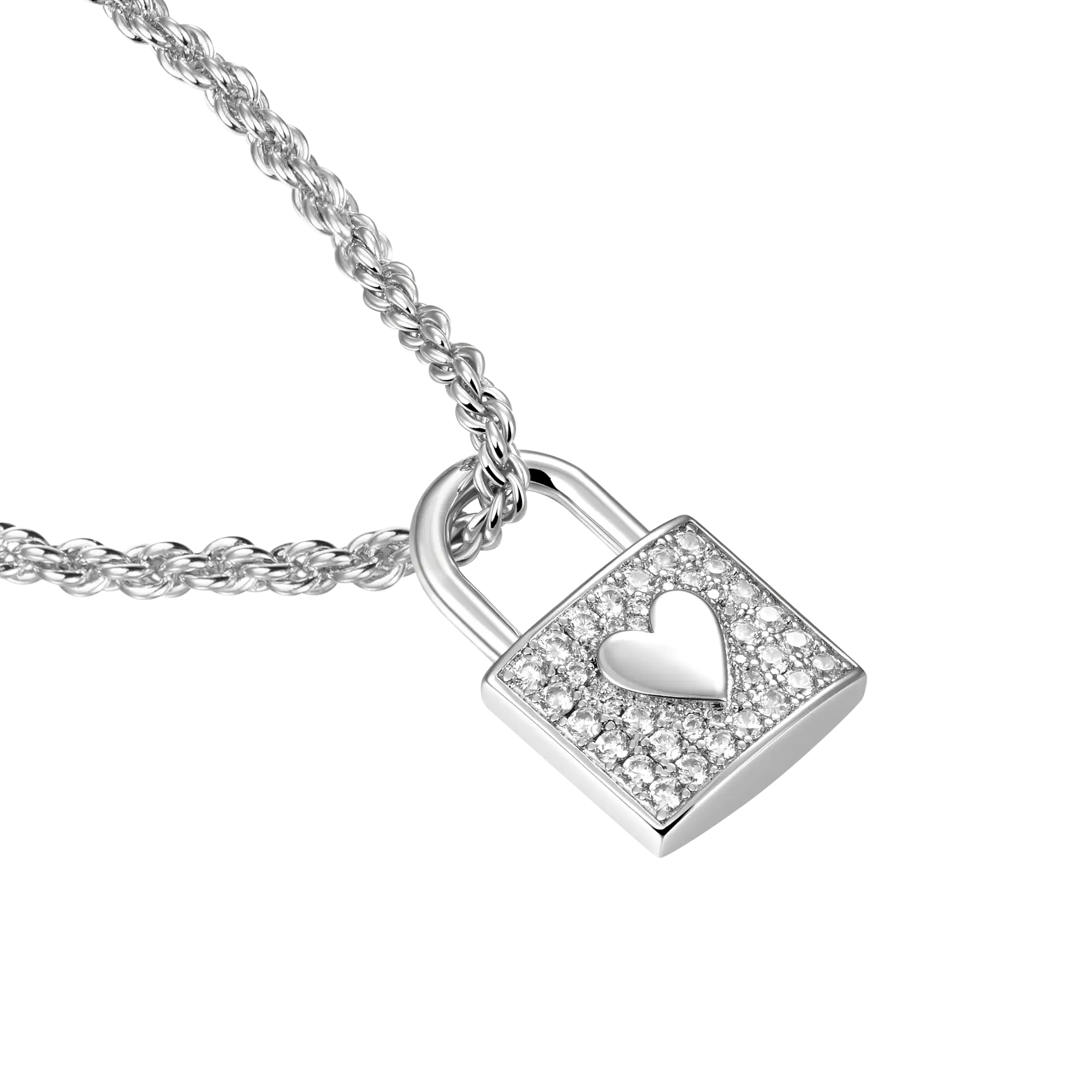 Essentials Heart thematiert Lock Anhänger