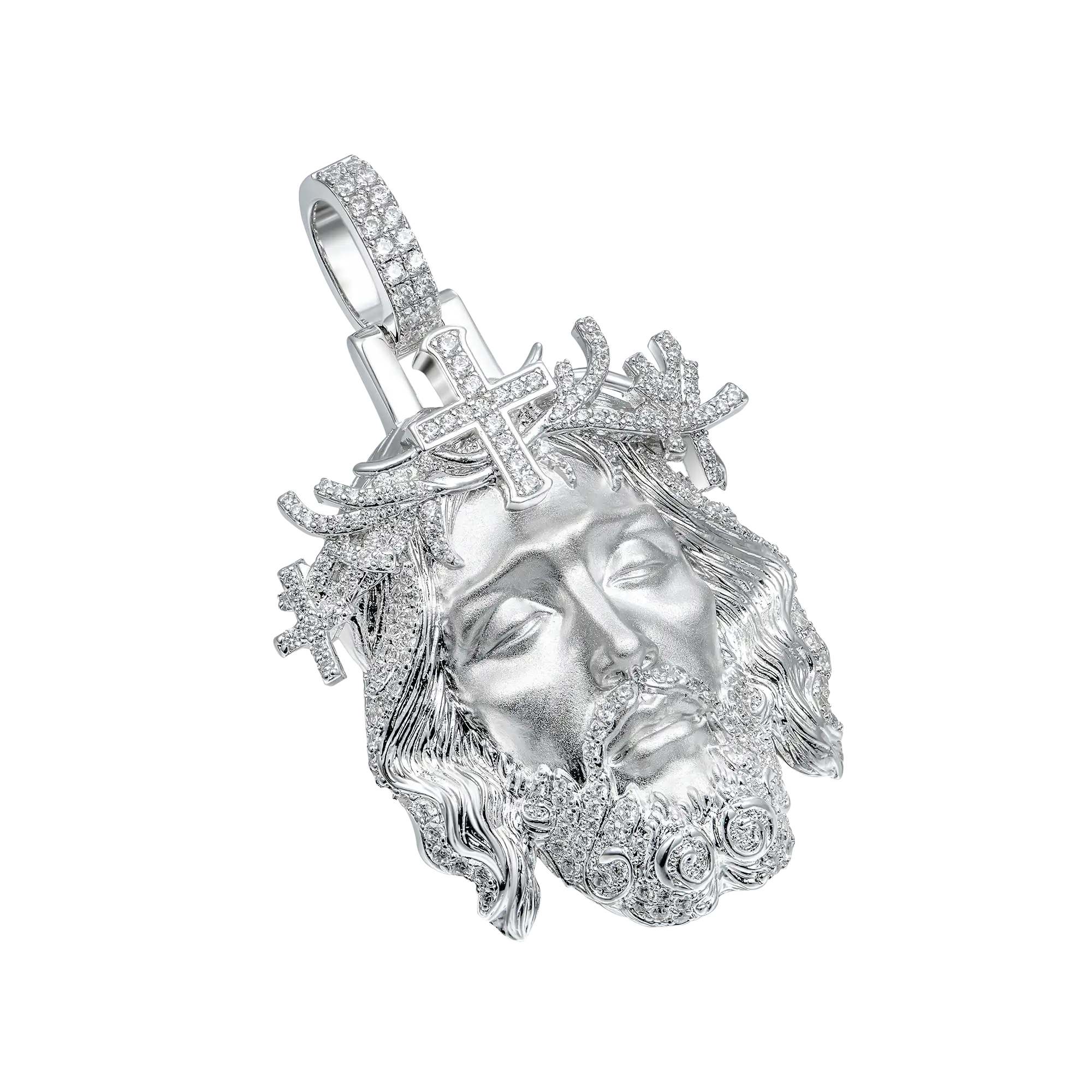 Jesus Piece Iced Pendant