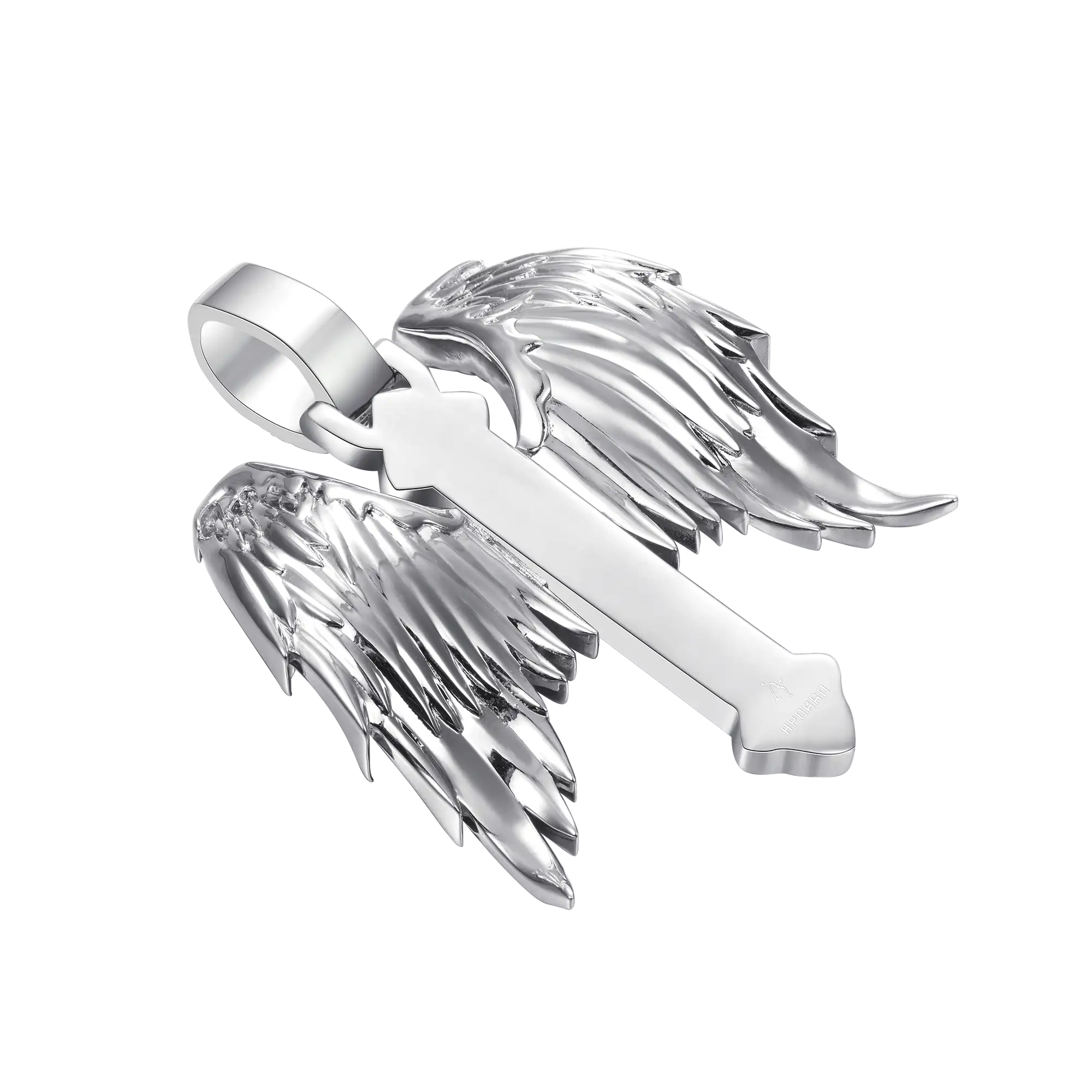 Guardian Wings Cross Pendant - Medium