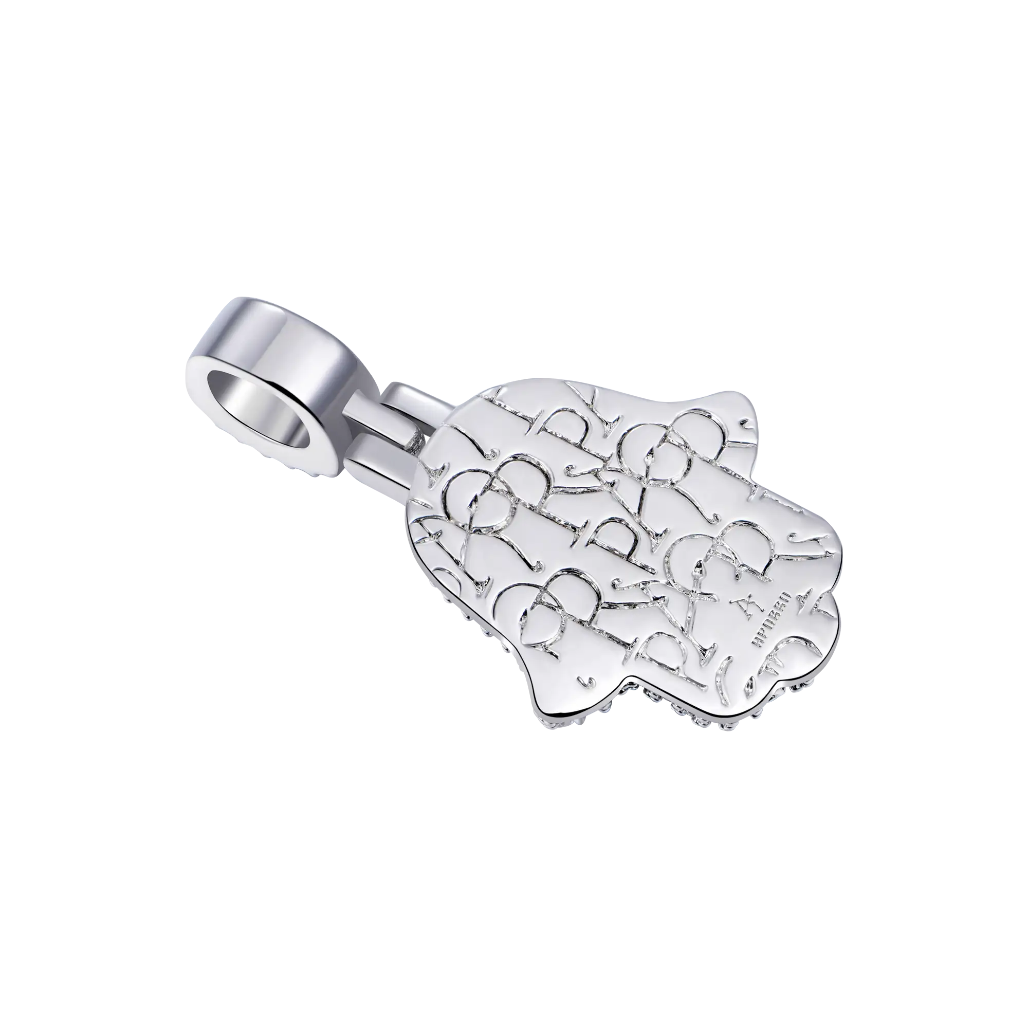 Ciondolo Hamsa a strati di brillantezza delle donne - Small