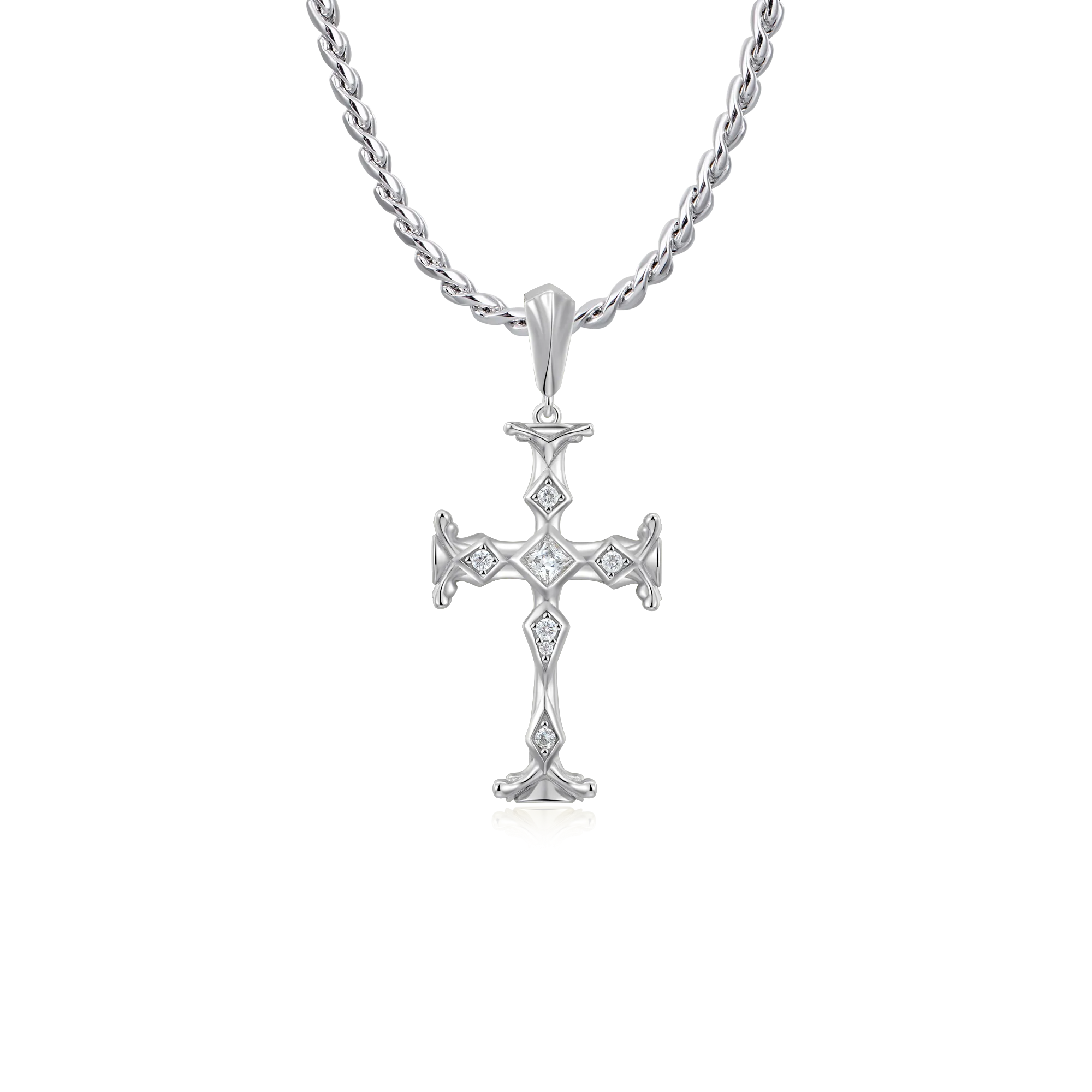 Women's Cathedral Cross Pendant