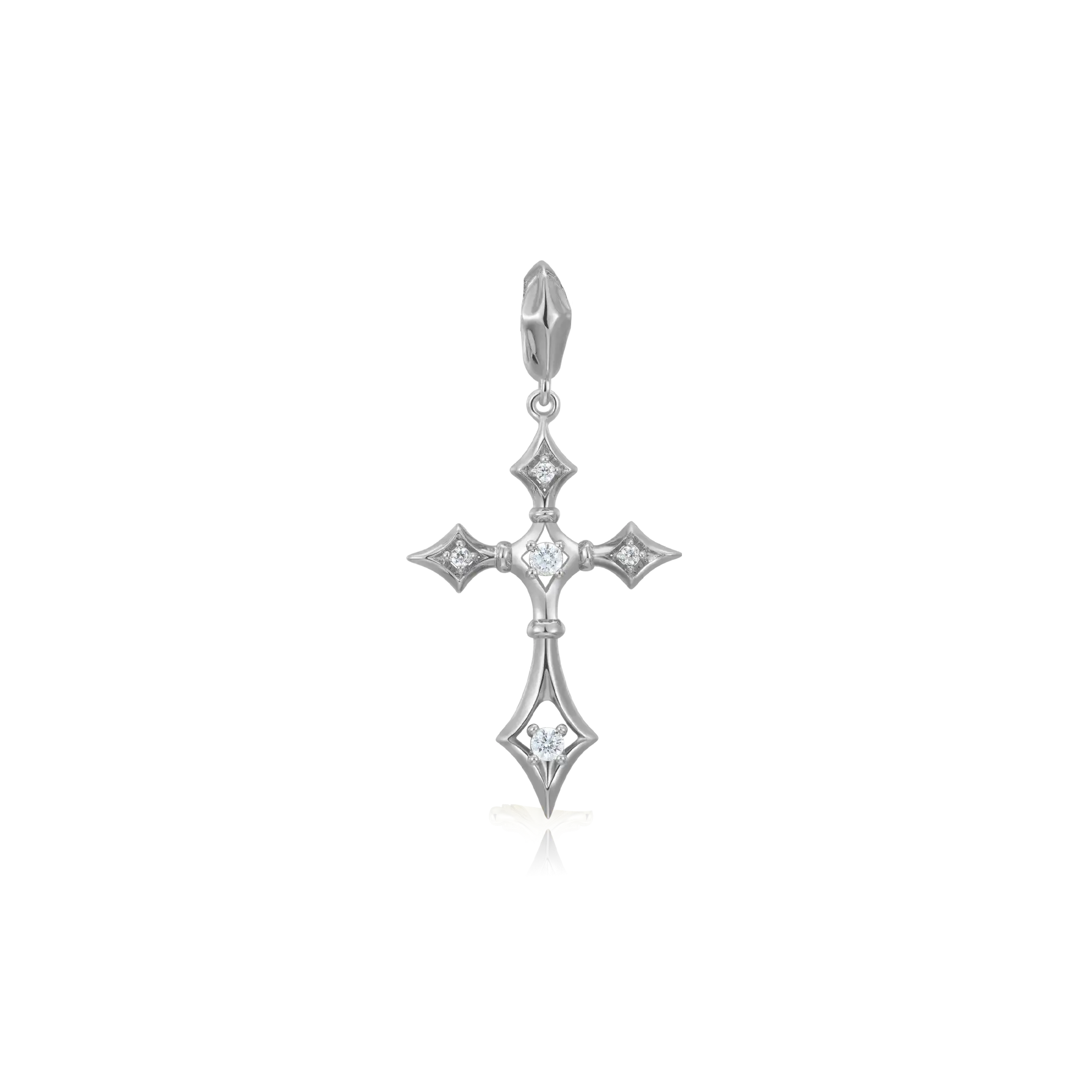 Moissanite Sanctum Cross Pendant