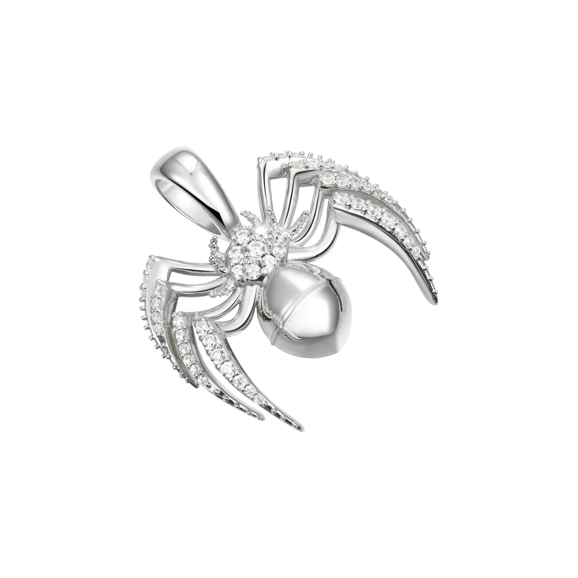 Moissanite Venom Spider Pendant