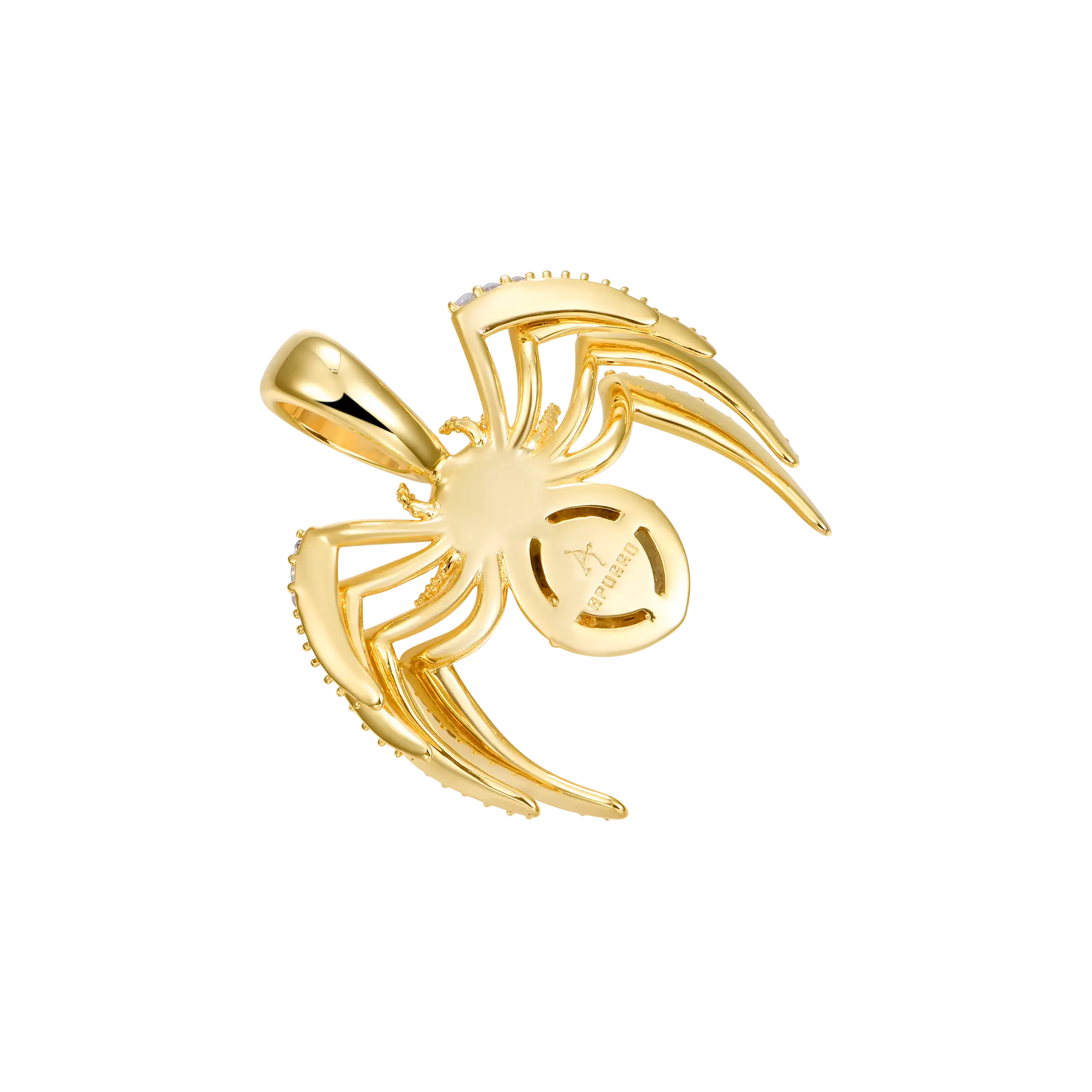 Moissanite Venom Spider Pendant