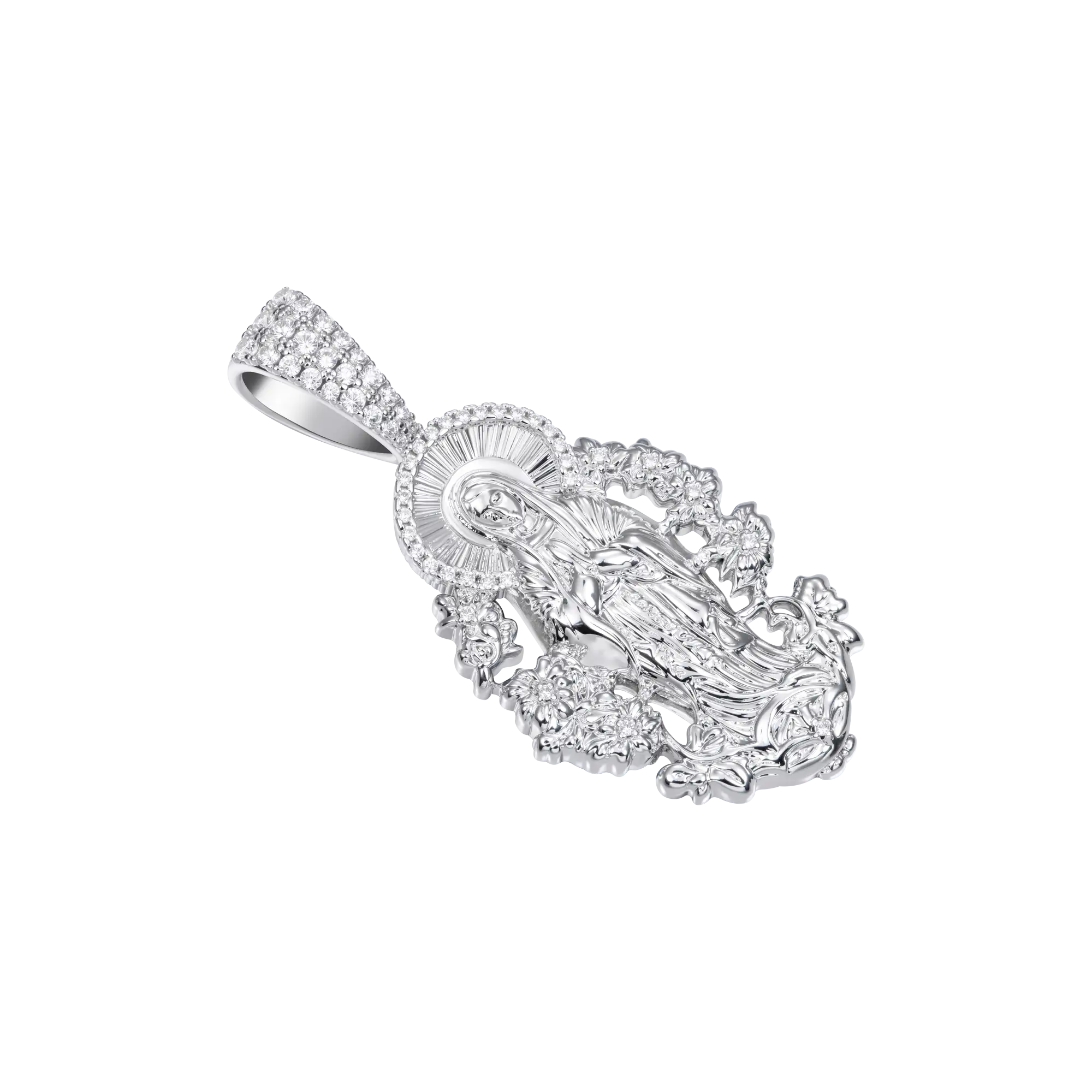 Saint Mary Celestial Bloom Pendant