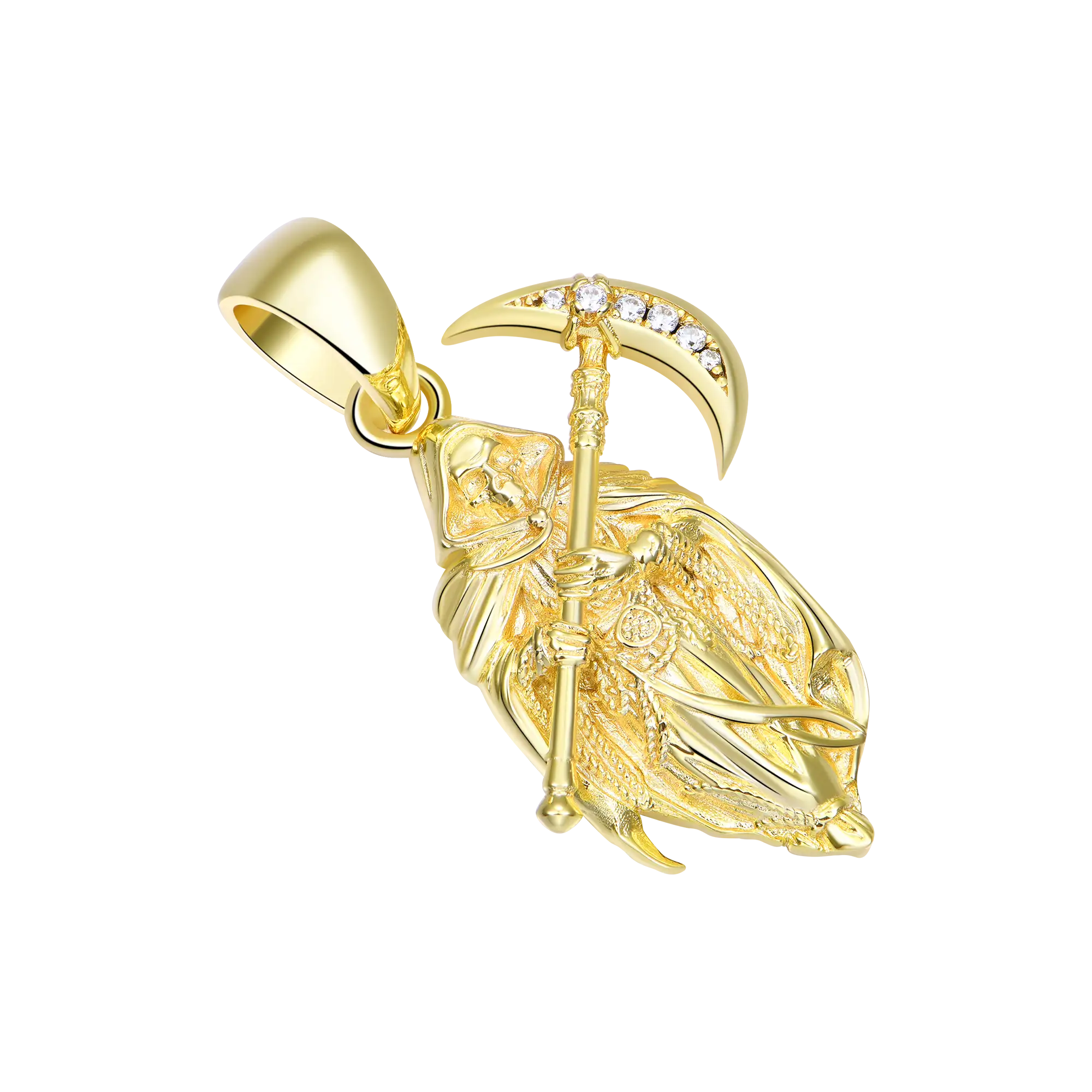 Santa Muerte Serenity Pendant