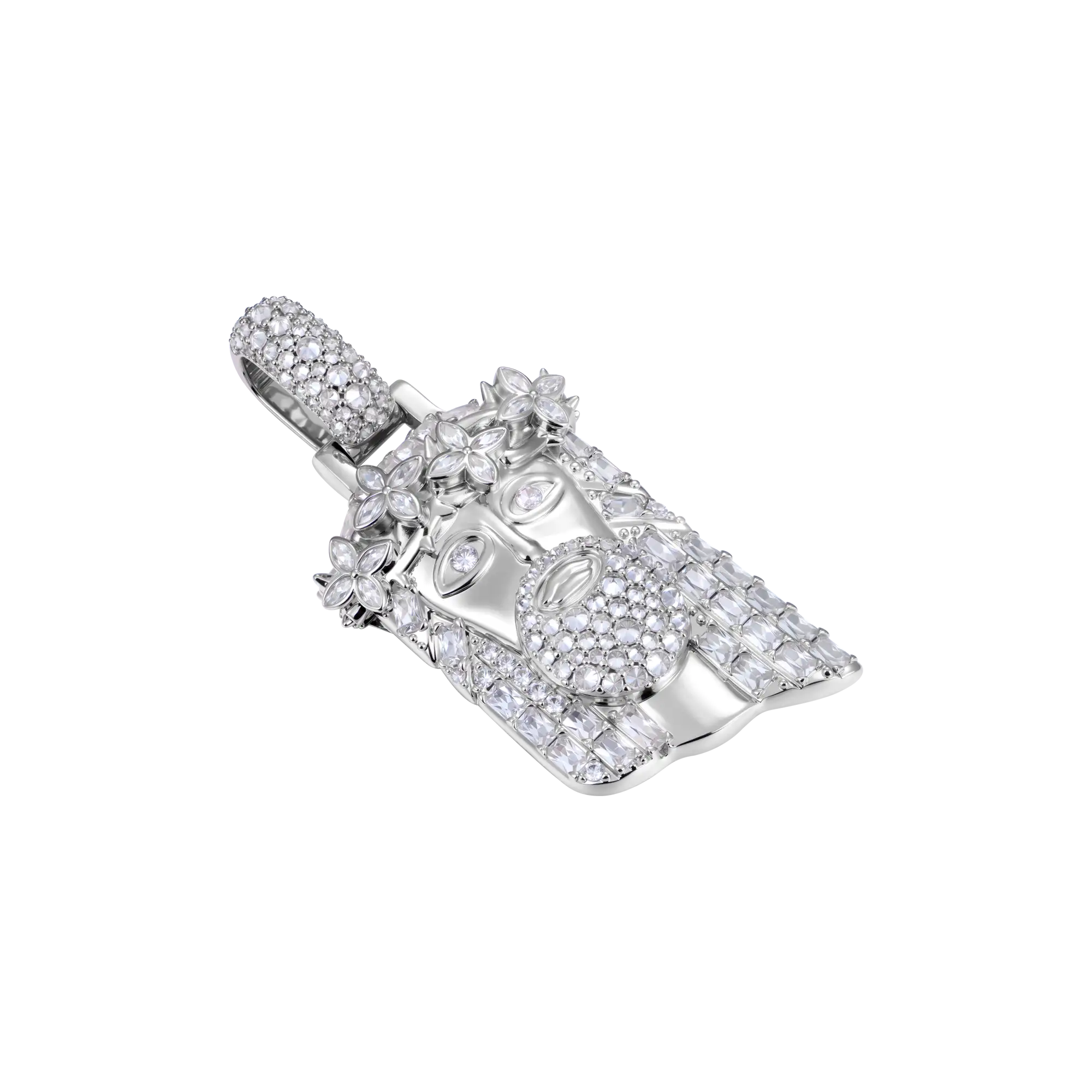 Women's Classic Double-Sided Jesus Pendant