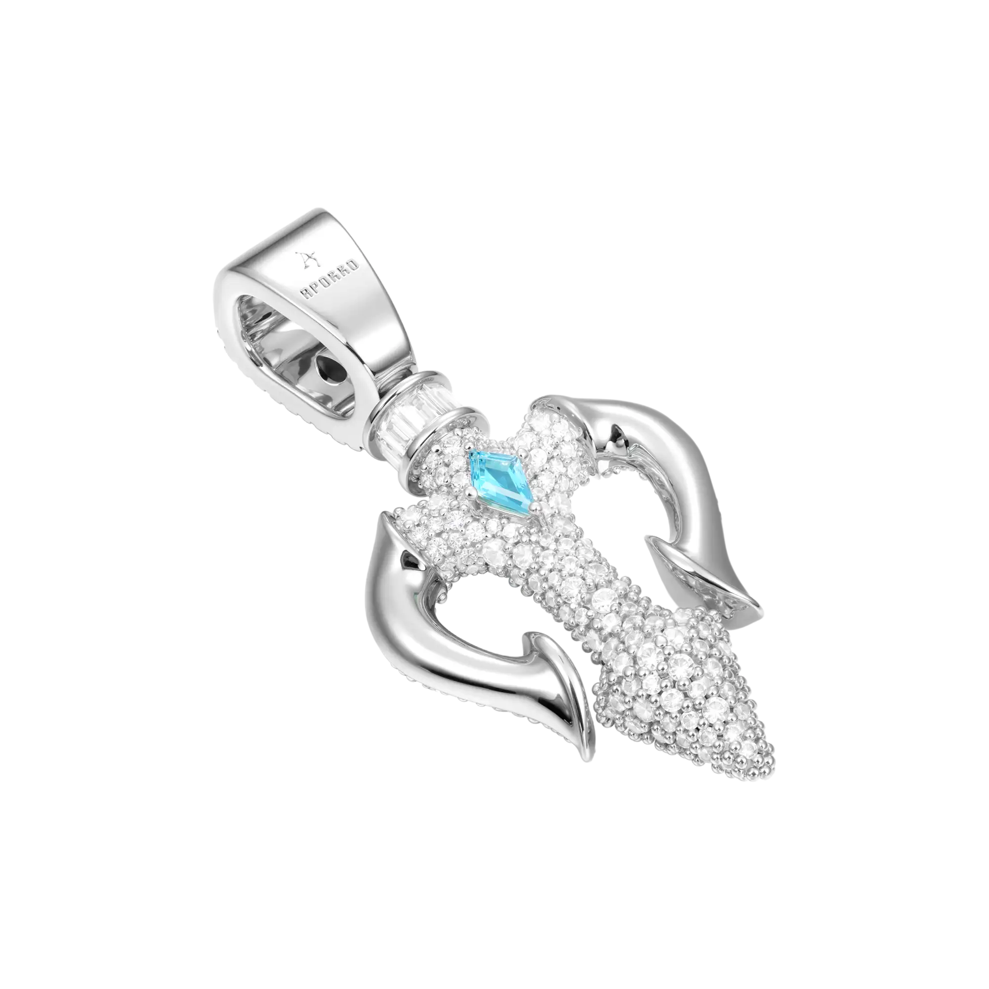 Ocean Sovereign Dual Trident Pendant