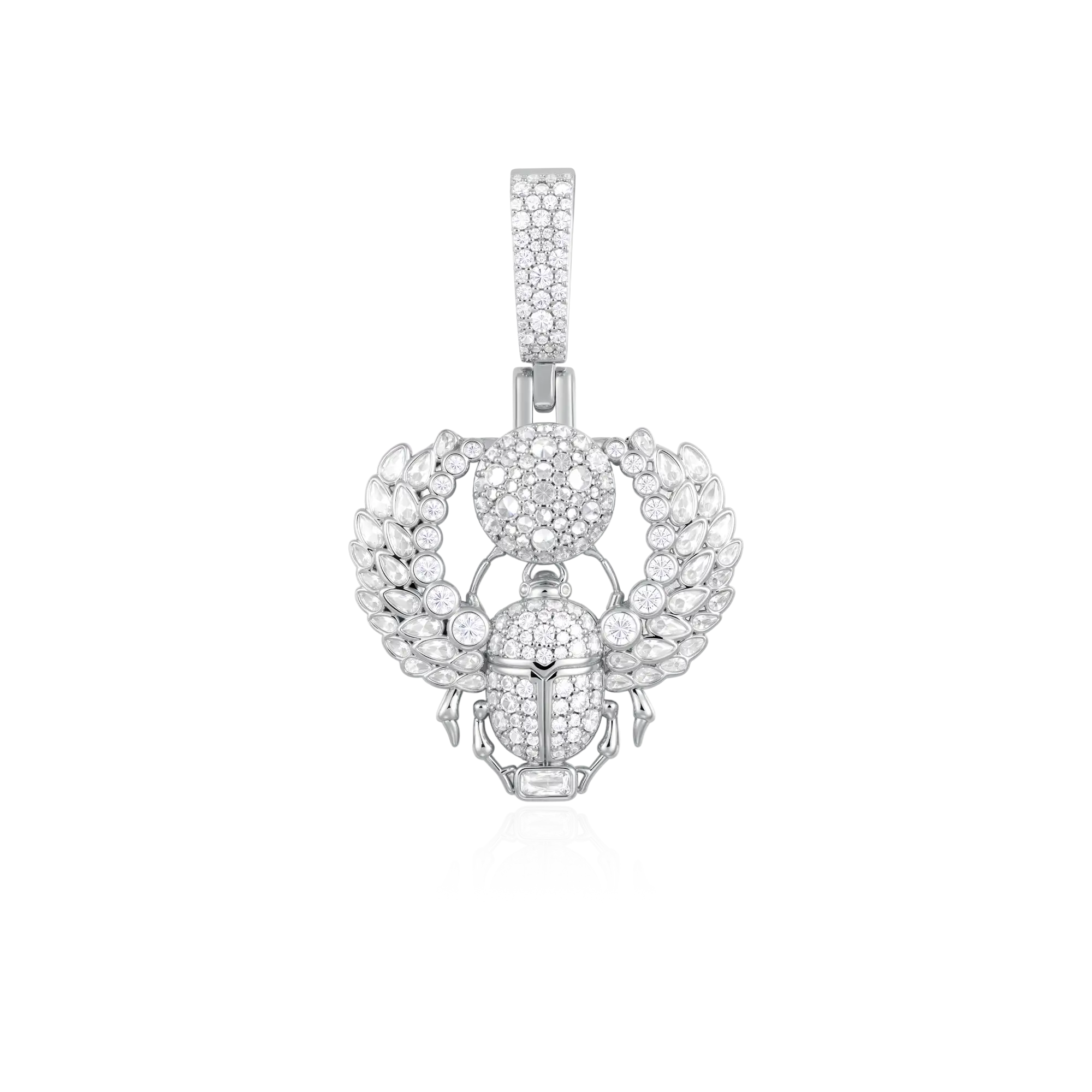 Multi-Cut Mosaic Scarab Pendant