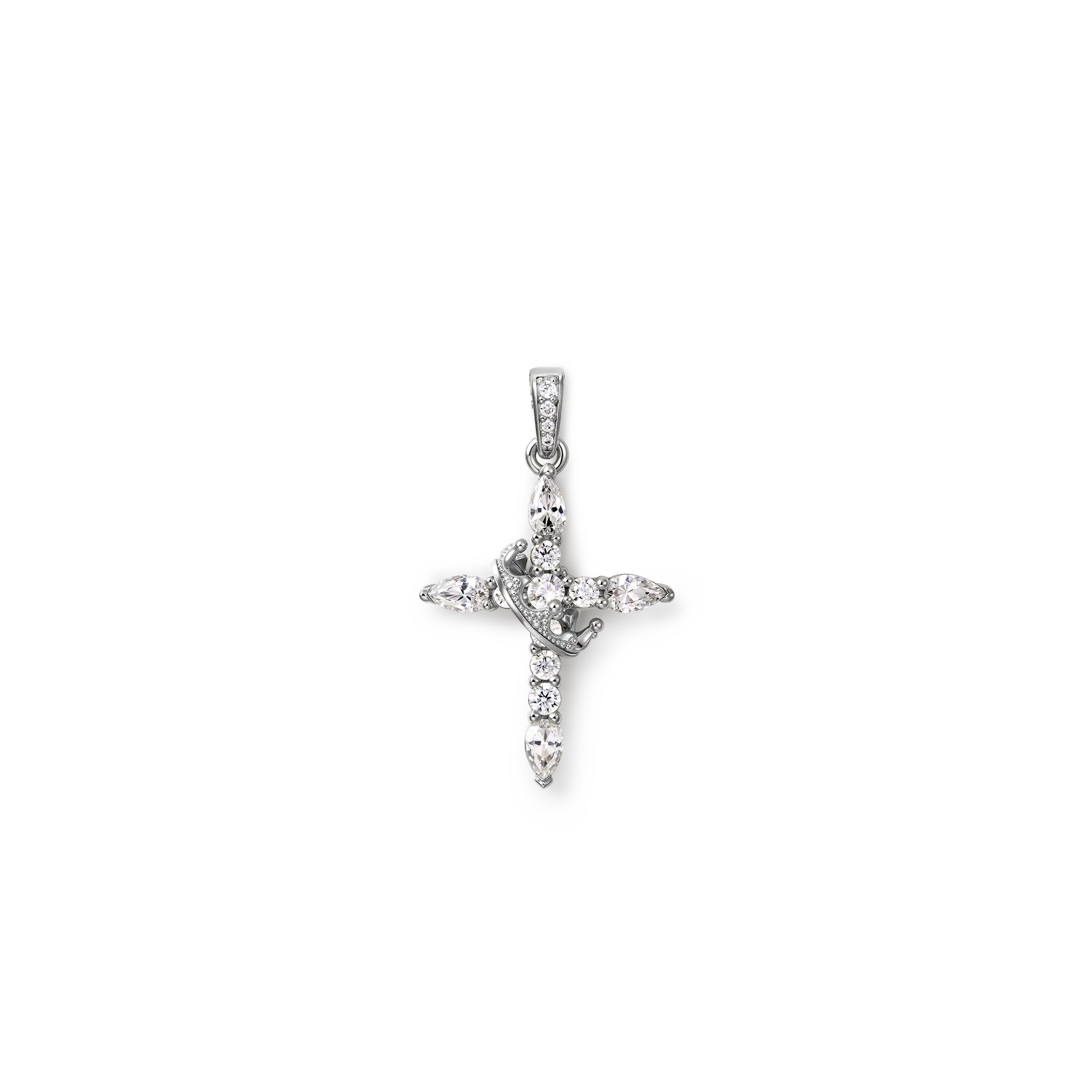 Crowned Sacred Cross Pendant