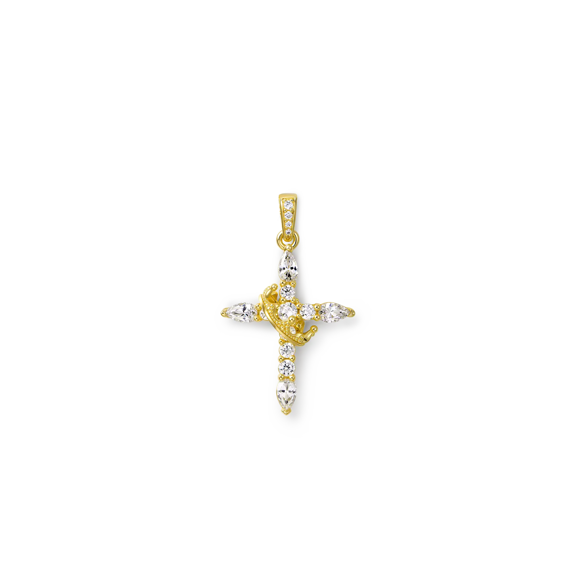 Crowned Sacred Cross Pendant