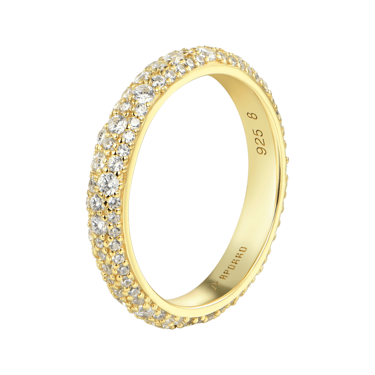 Anillo de banda pavimentada redonda