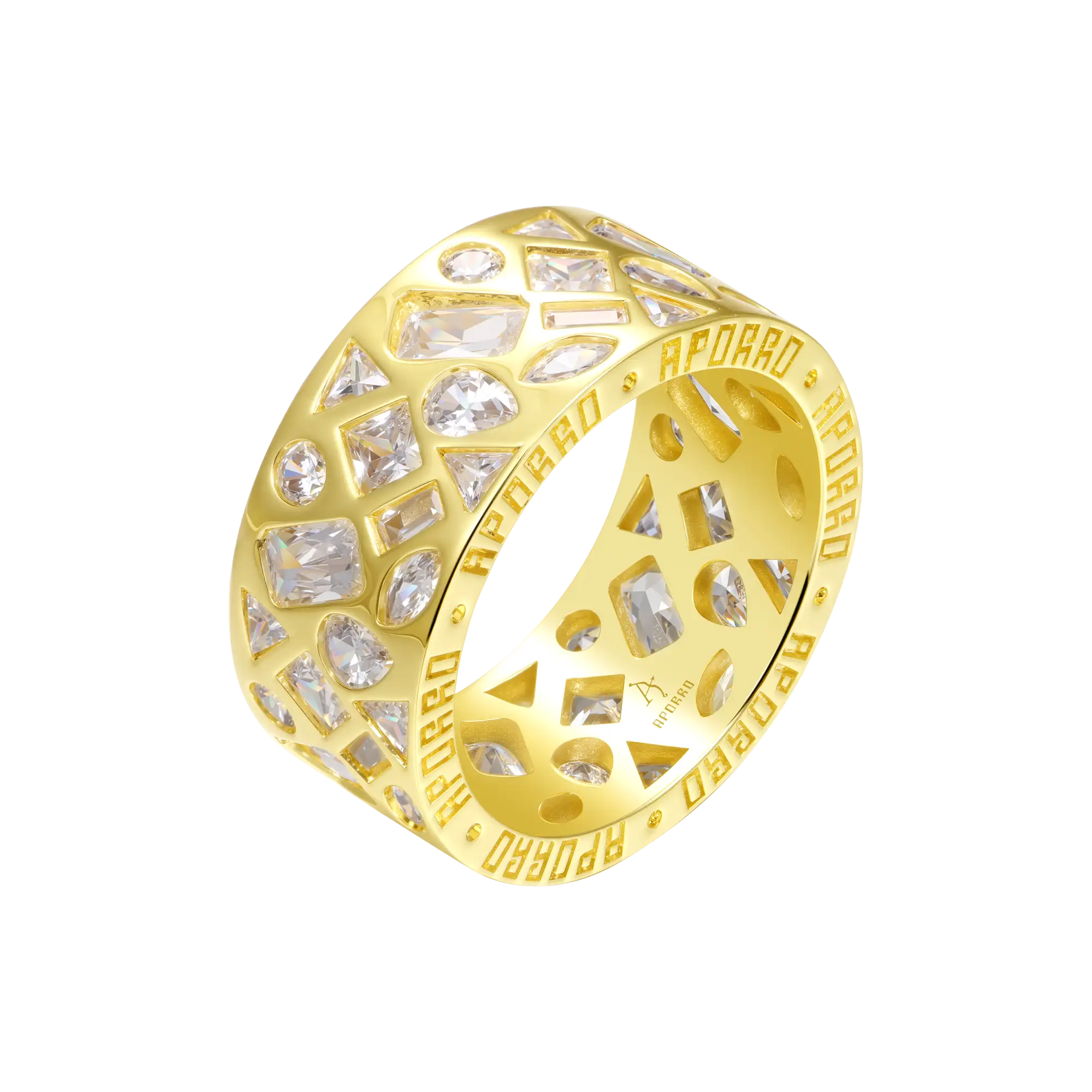 Sacred Window Mosaic Band Ring