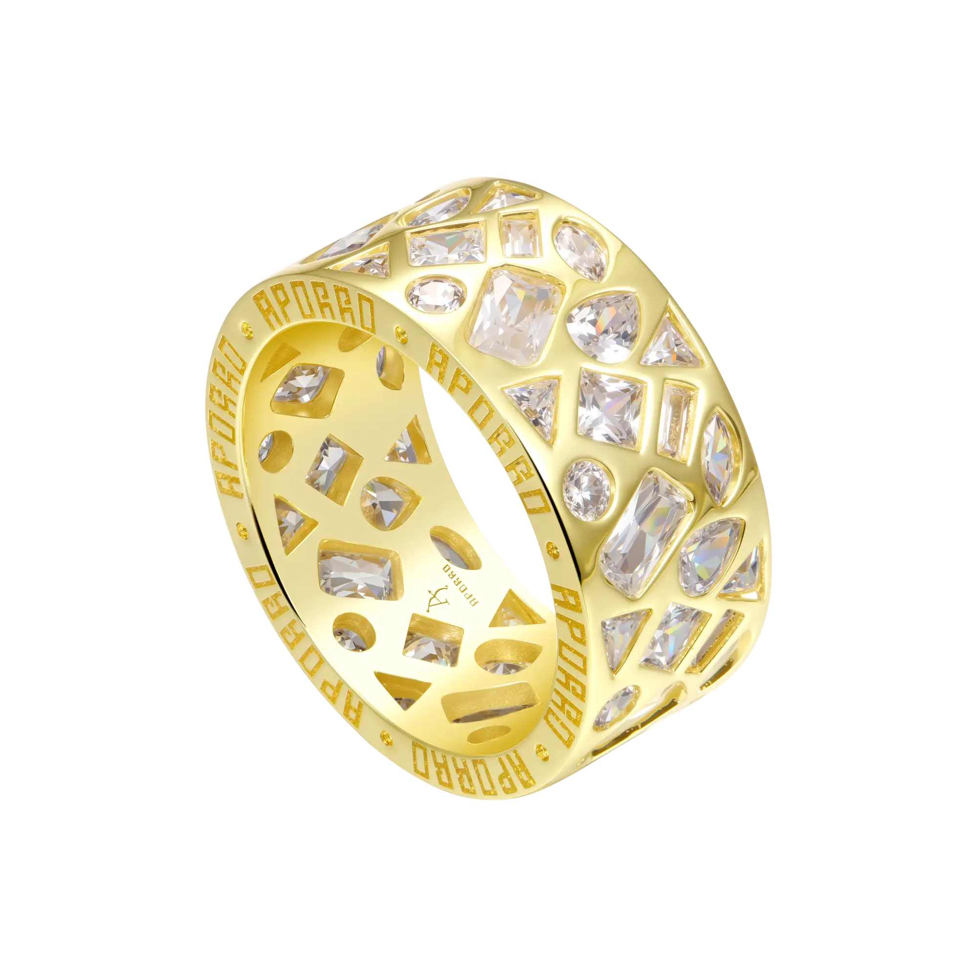 Sacred Window Mosaic Band Ring