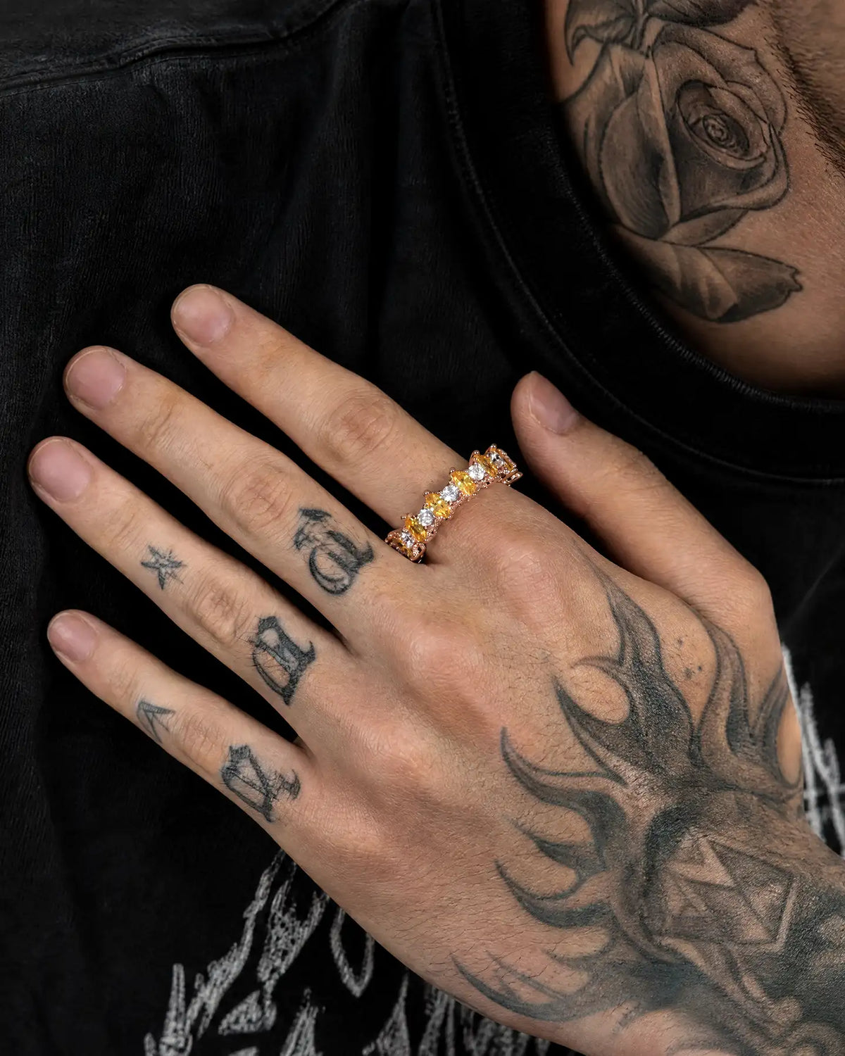 Marquise Cut Puzzle Ring