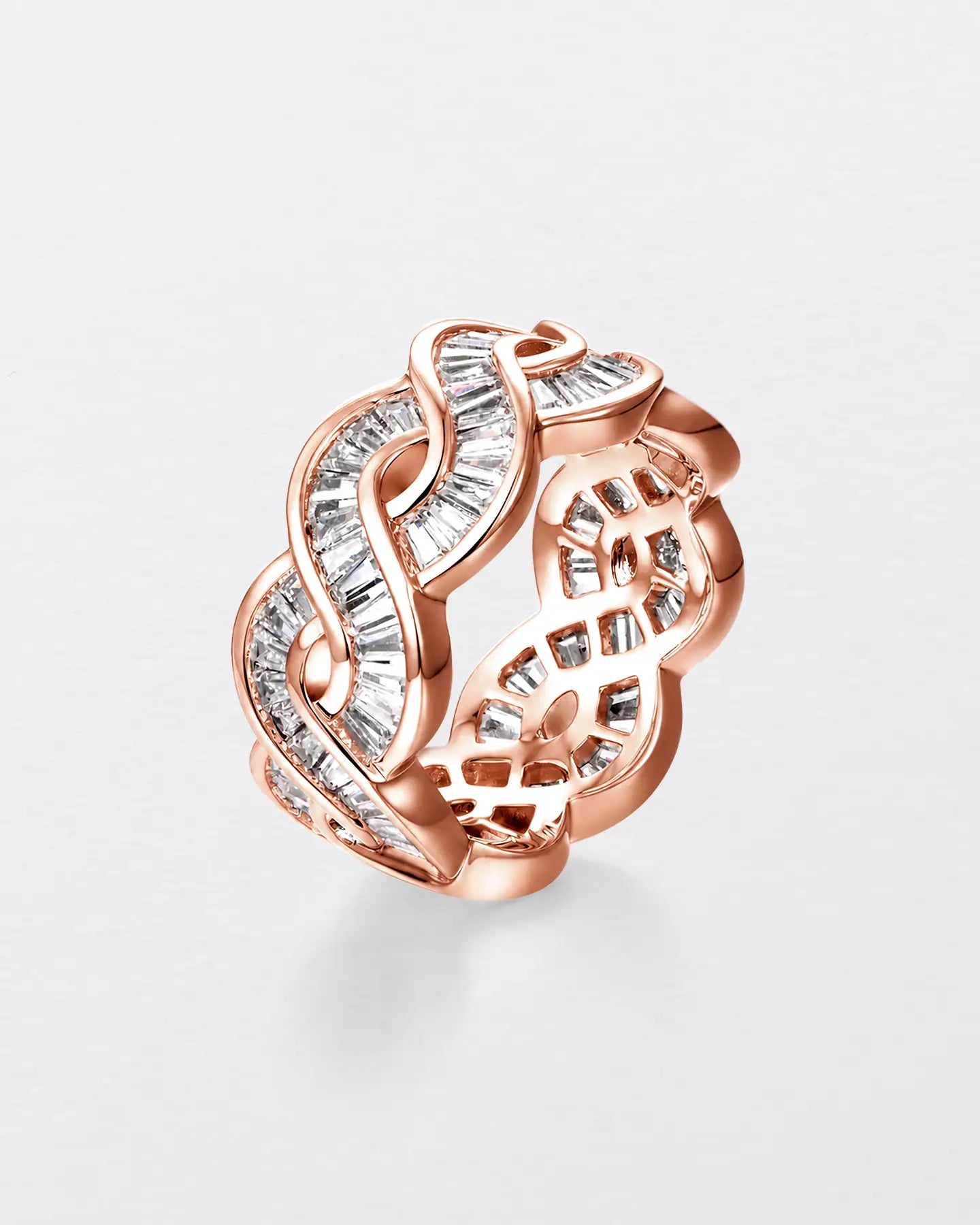 Anillo de sello de escarcha de oro