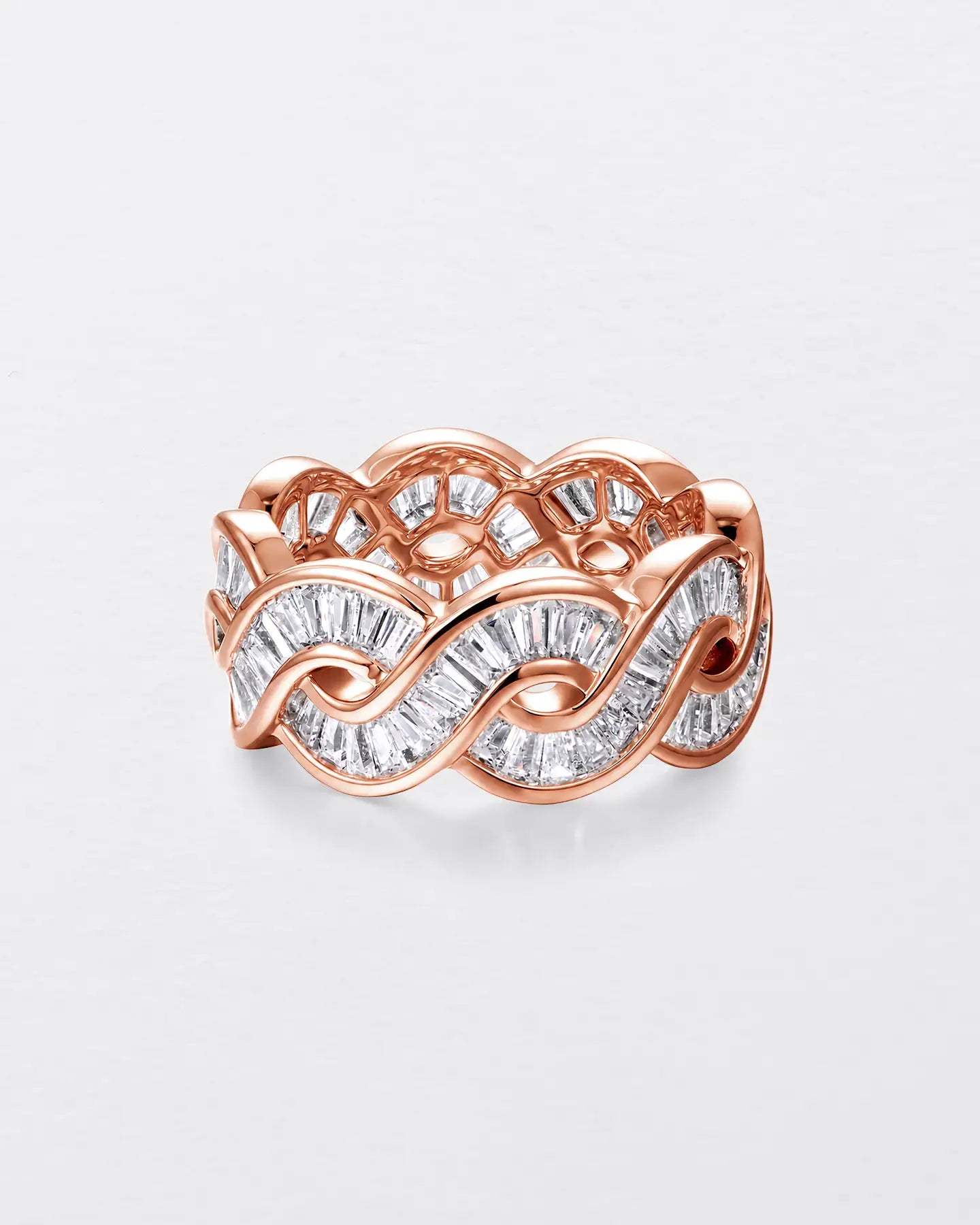 Anillo de sello de escarcha de oro