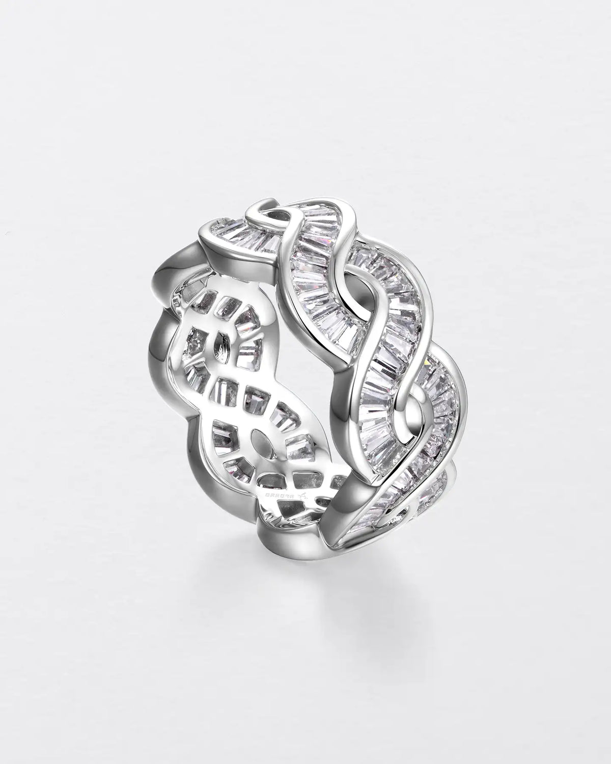 Anillo de sello de escarcha de oro