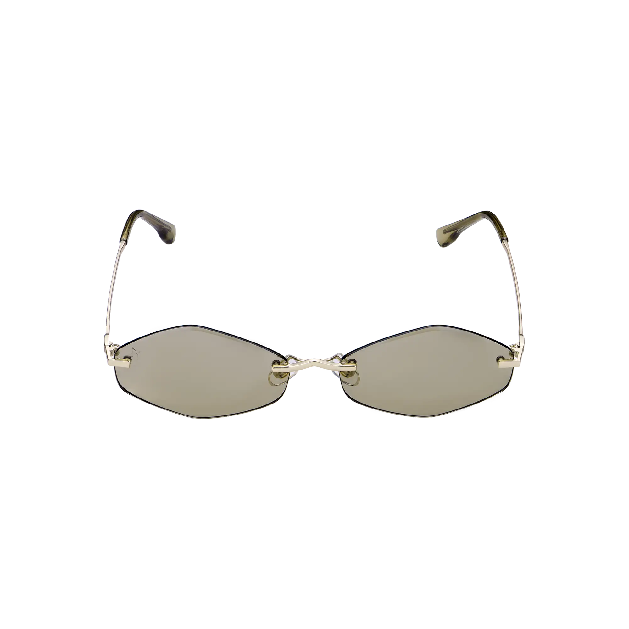 Gafas de sol APORRO Olive Glint + Funda de piel