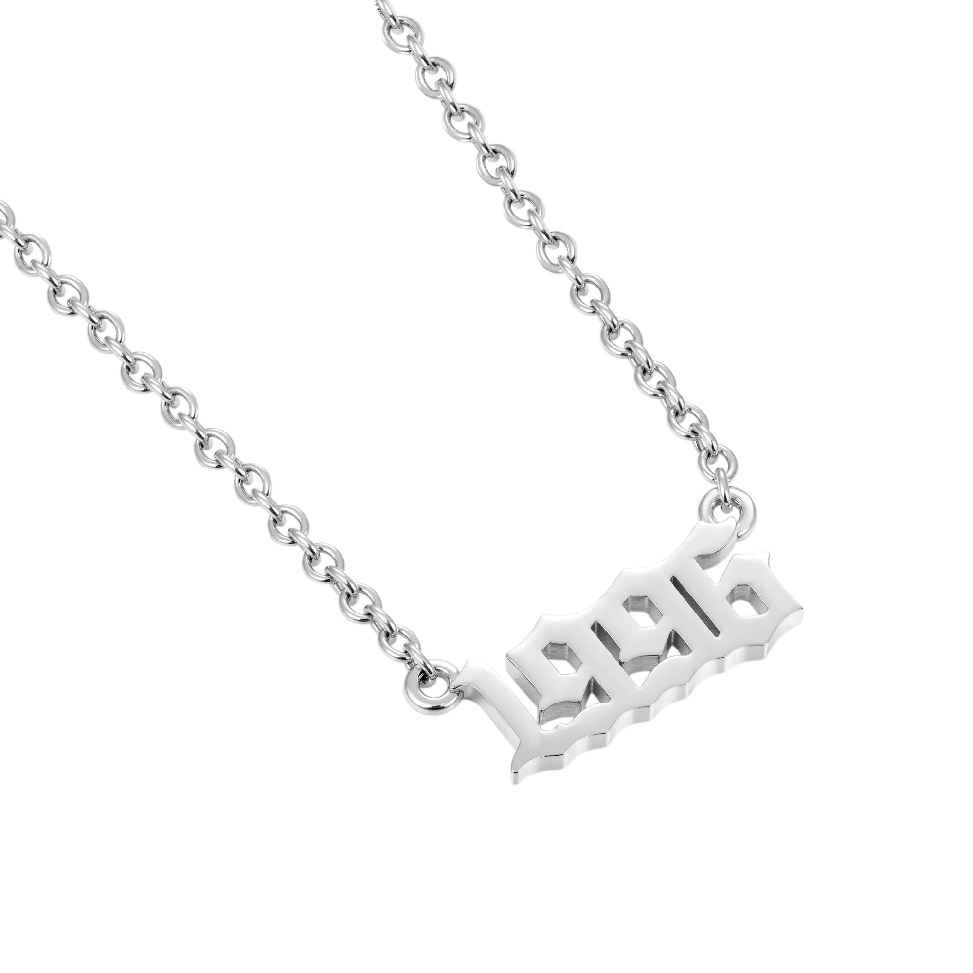 Custom Old English & Manta Name Necklace Set