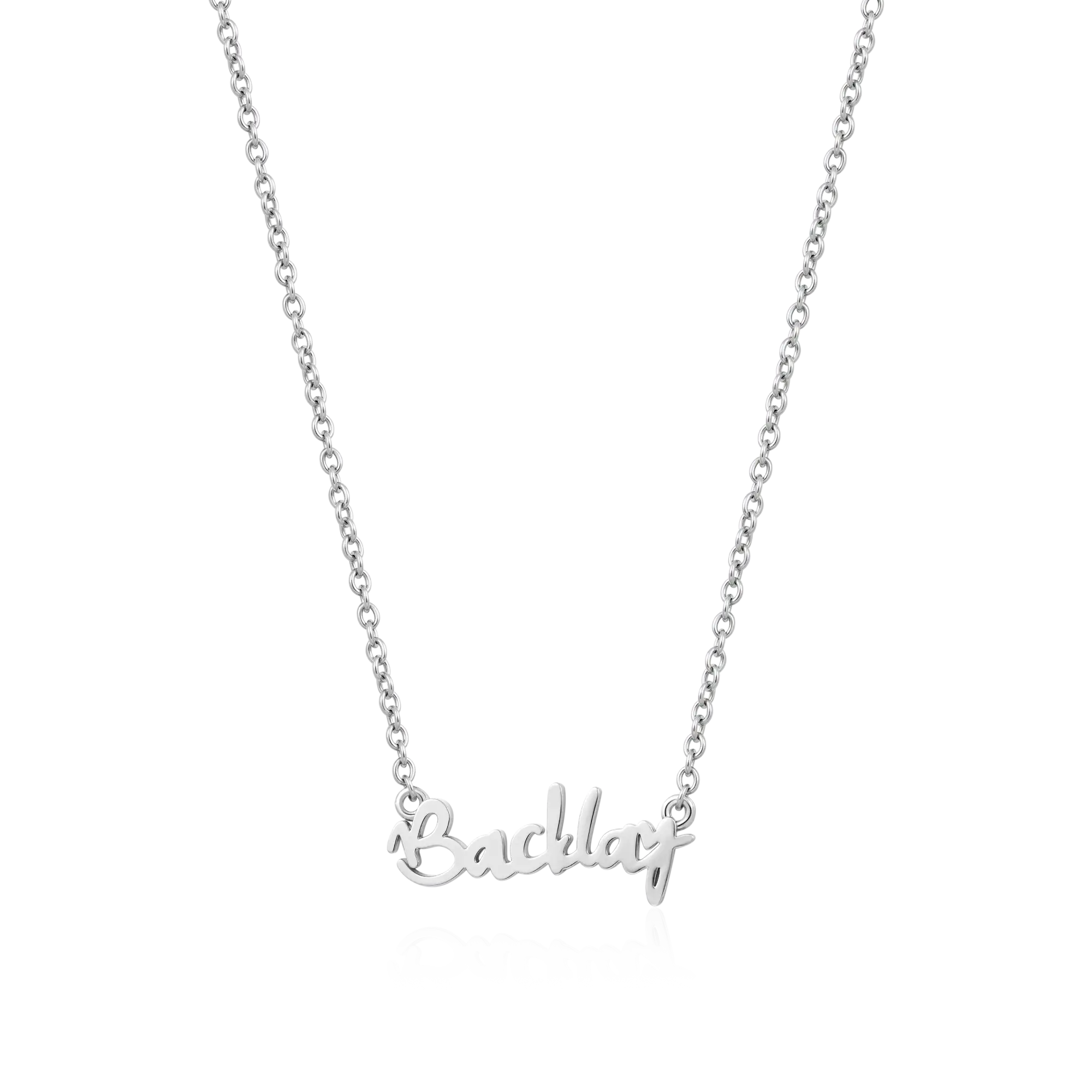 Custom Old English & Manta Name Necklace Set