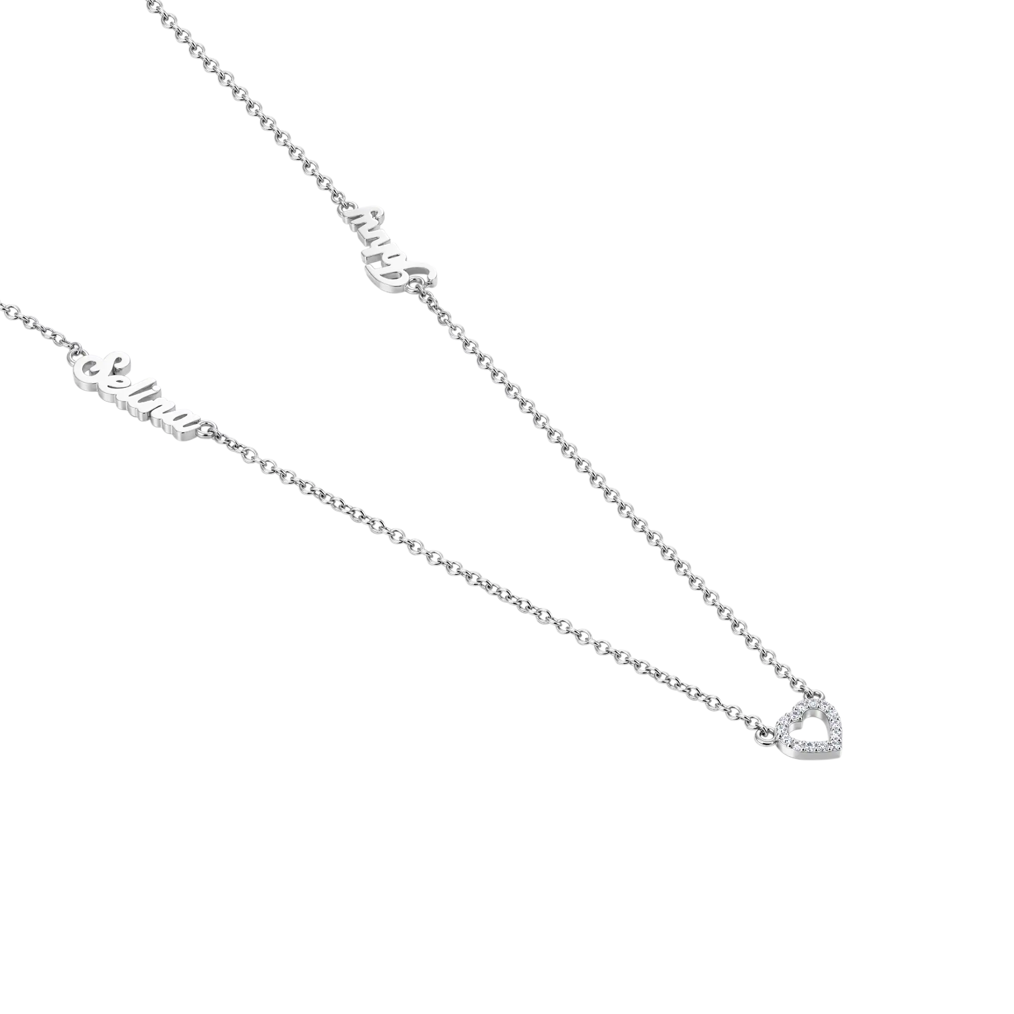 Custom Romantic Name Necklace Set