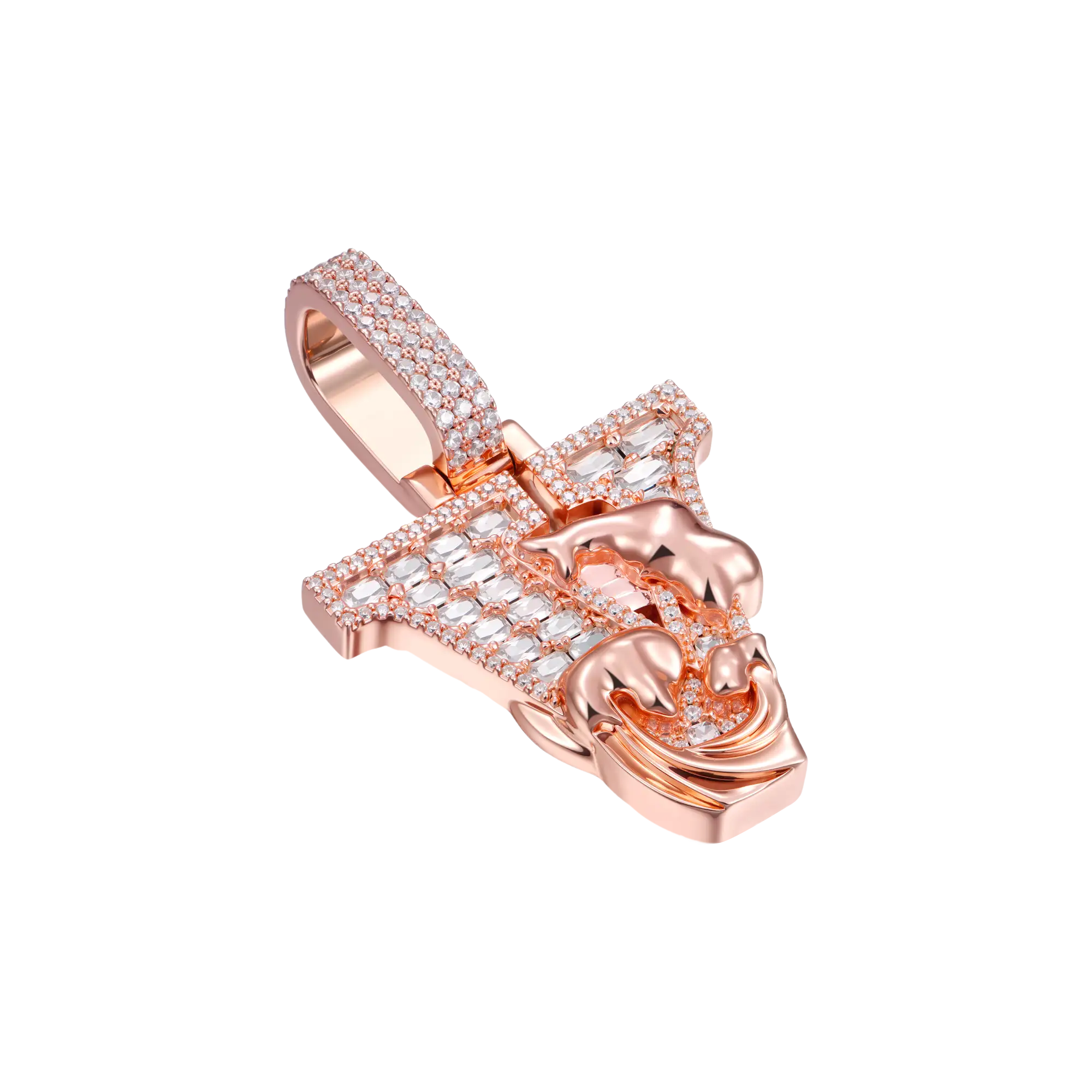 Custom Wave Font Pendant