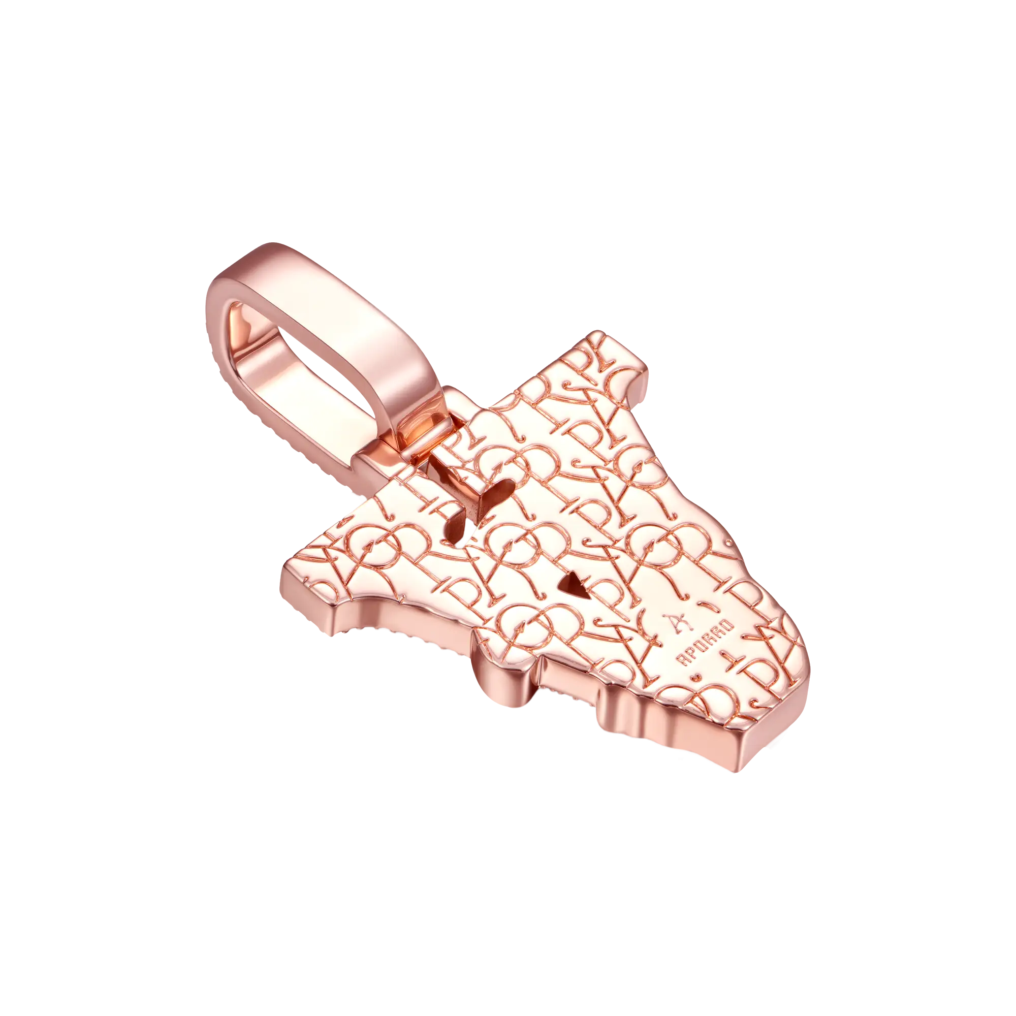 Custom Wave Font Pendant