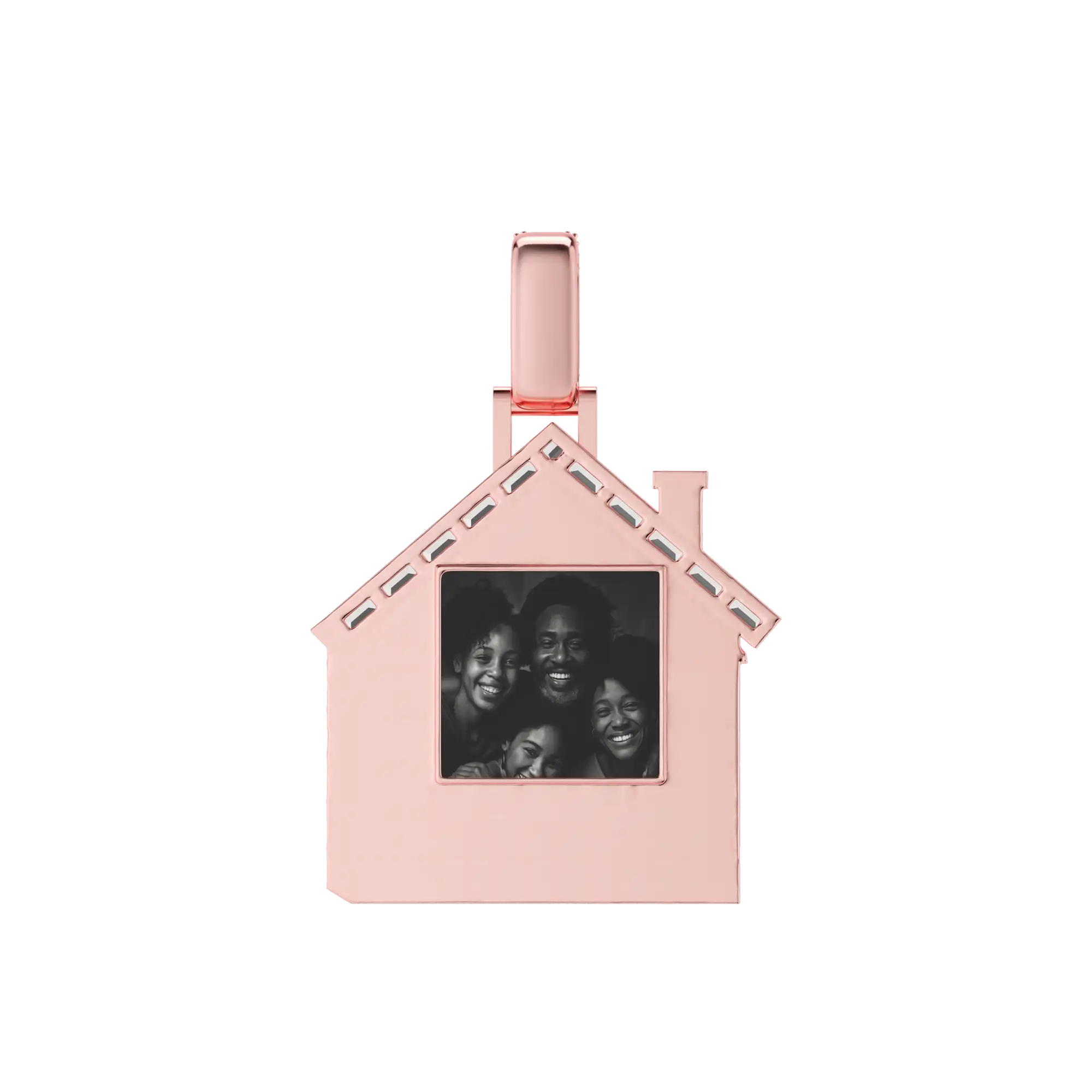 Custom House Photo Pendant