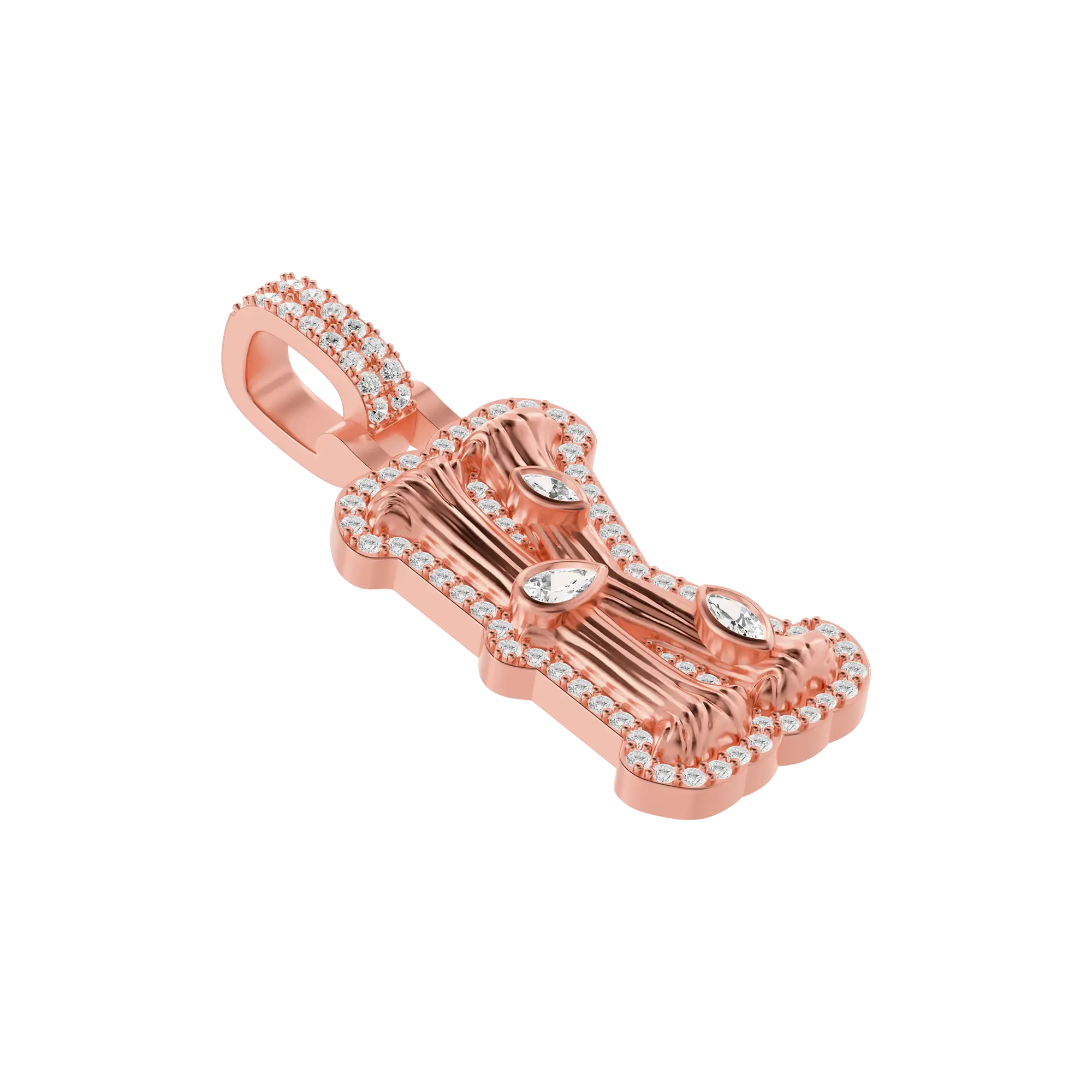 Colgante de fuentes de huesos personalizados