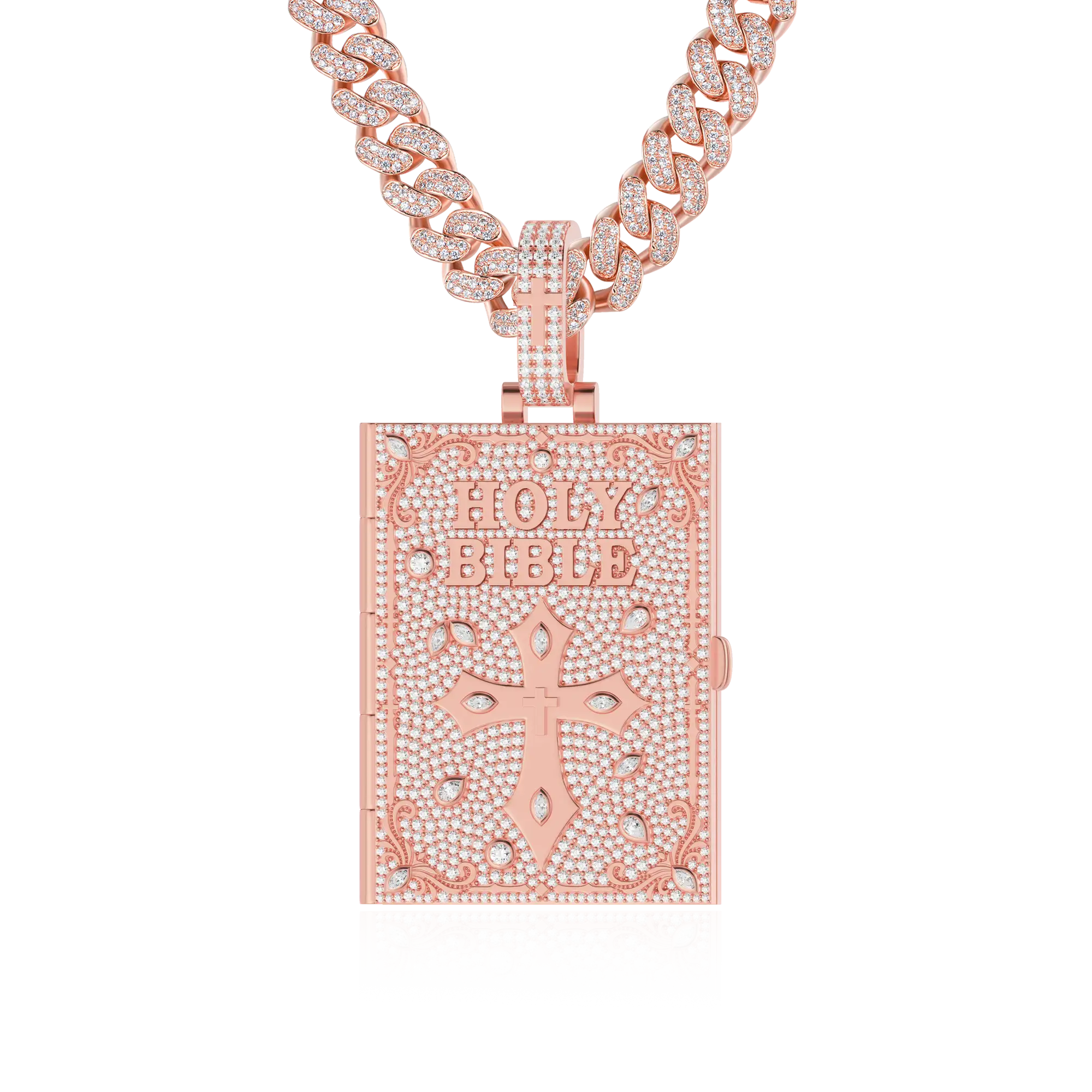 Custom Ice Bible Photo Pendant - 51mm