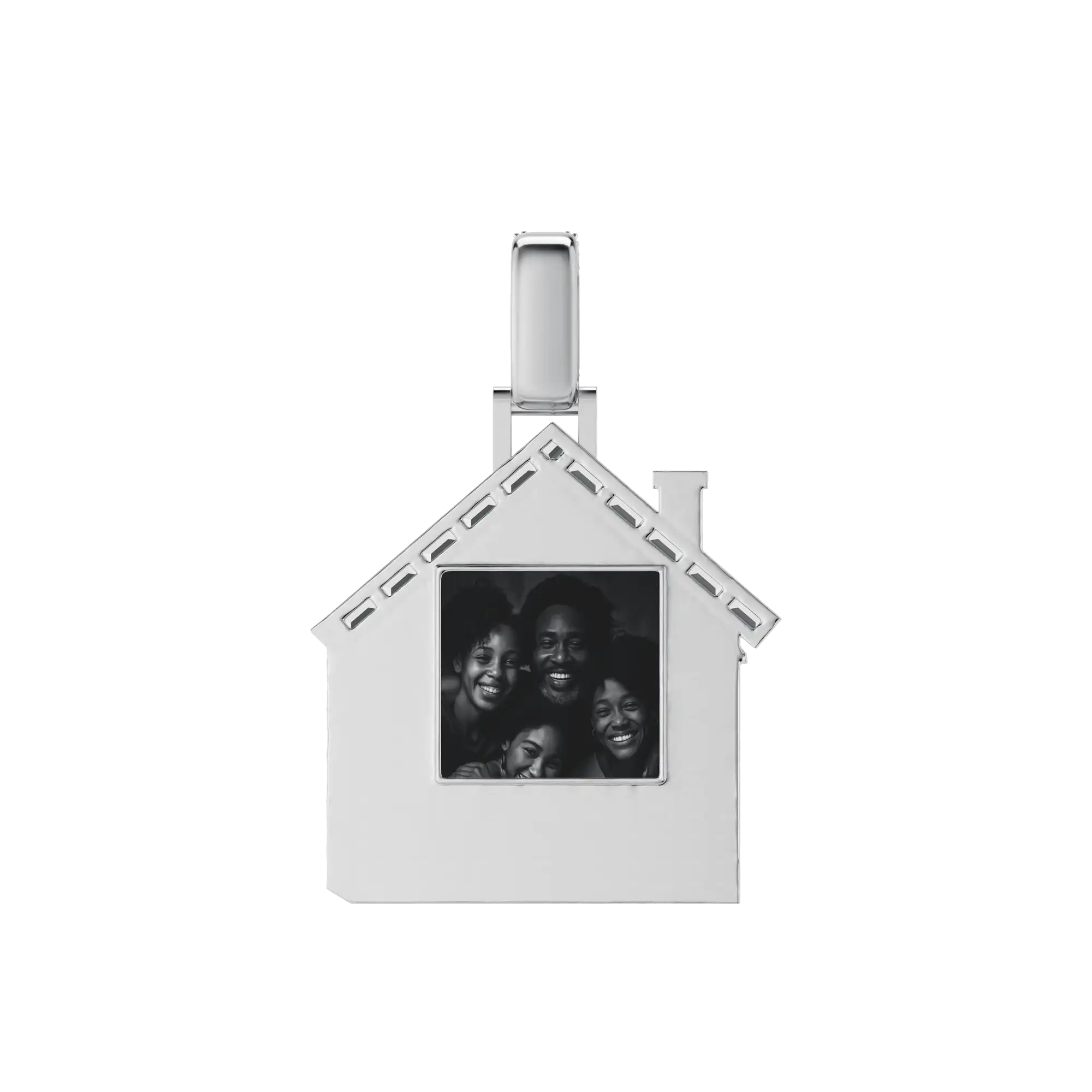 Custom House Photo Pendant