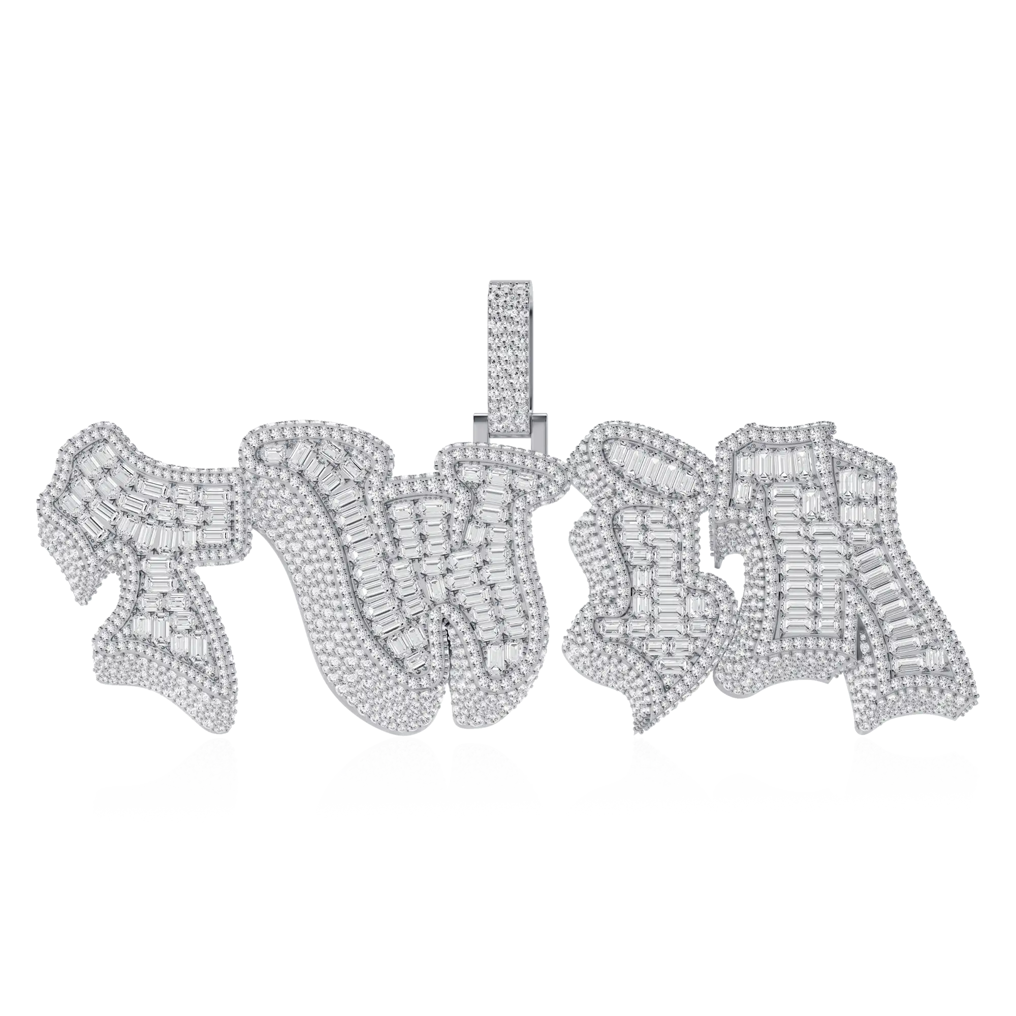 Costeo de letras de fuentes de graffiti en negrita 3D personalizada - 38 mm