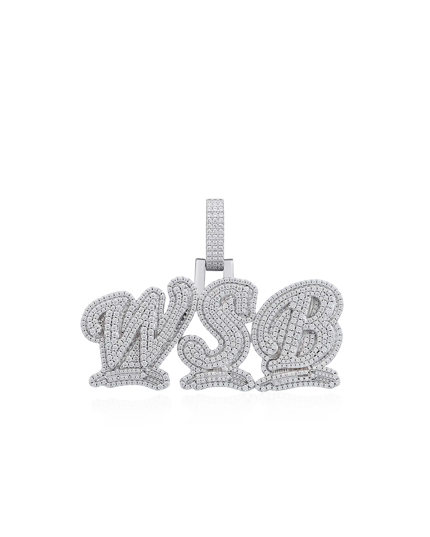 Custom Wheat Ears 3D Letter Pendant