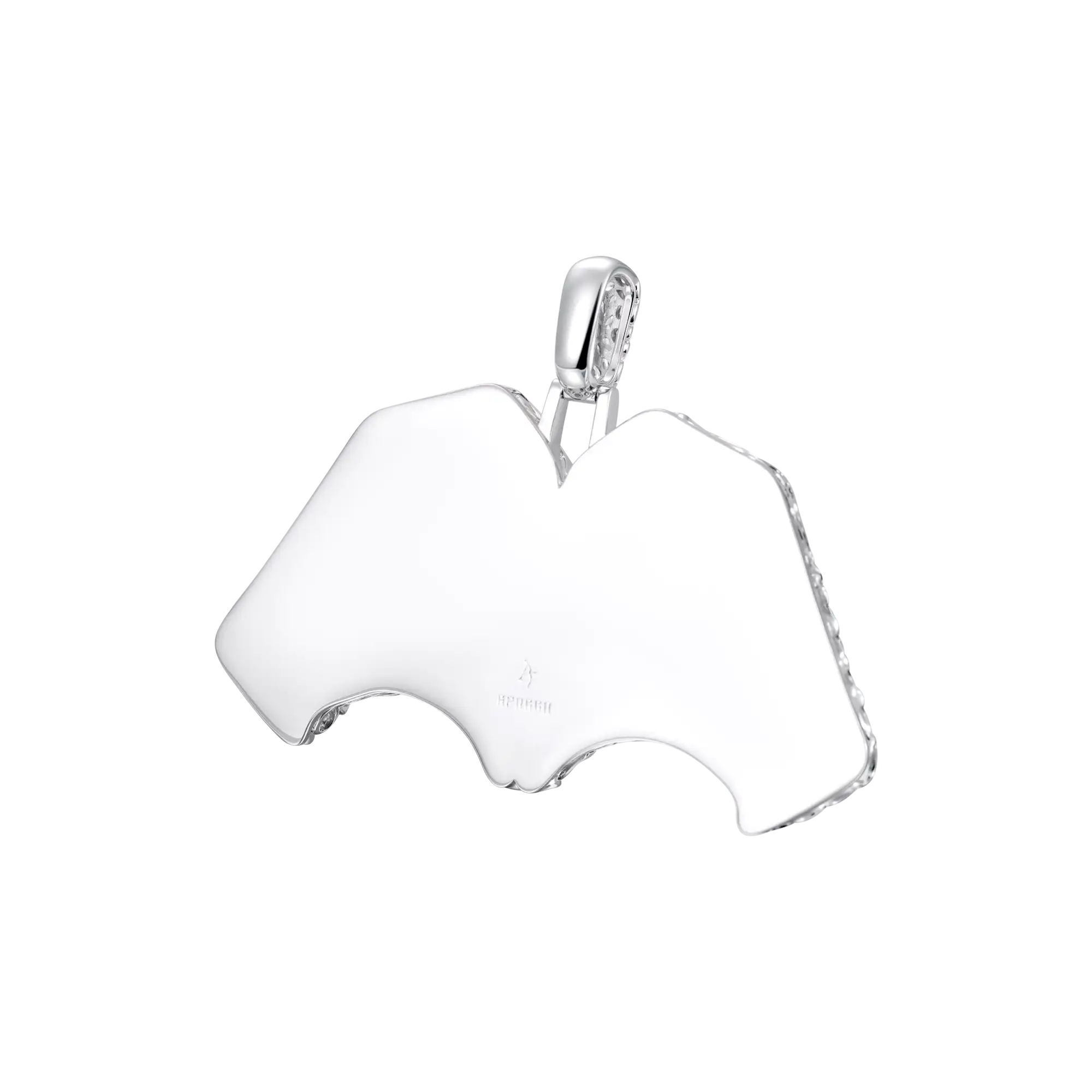 Heart-Shaped Intricate Cut Inlay Pendant