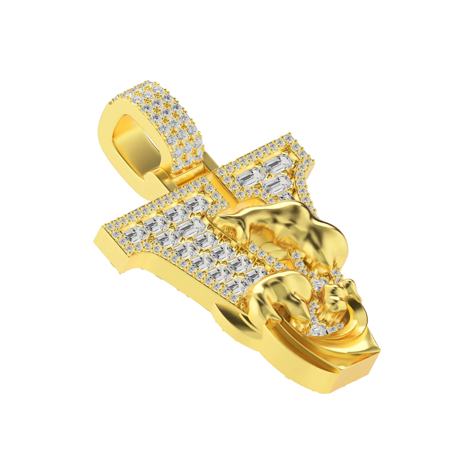 Custom Wave Font Pendant