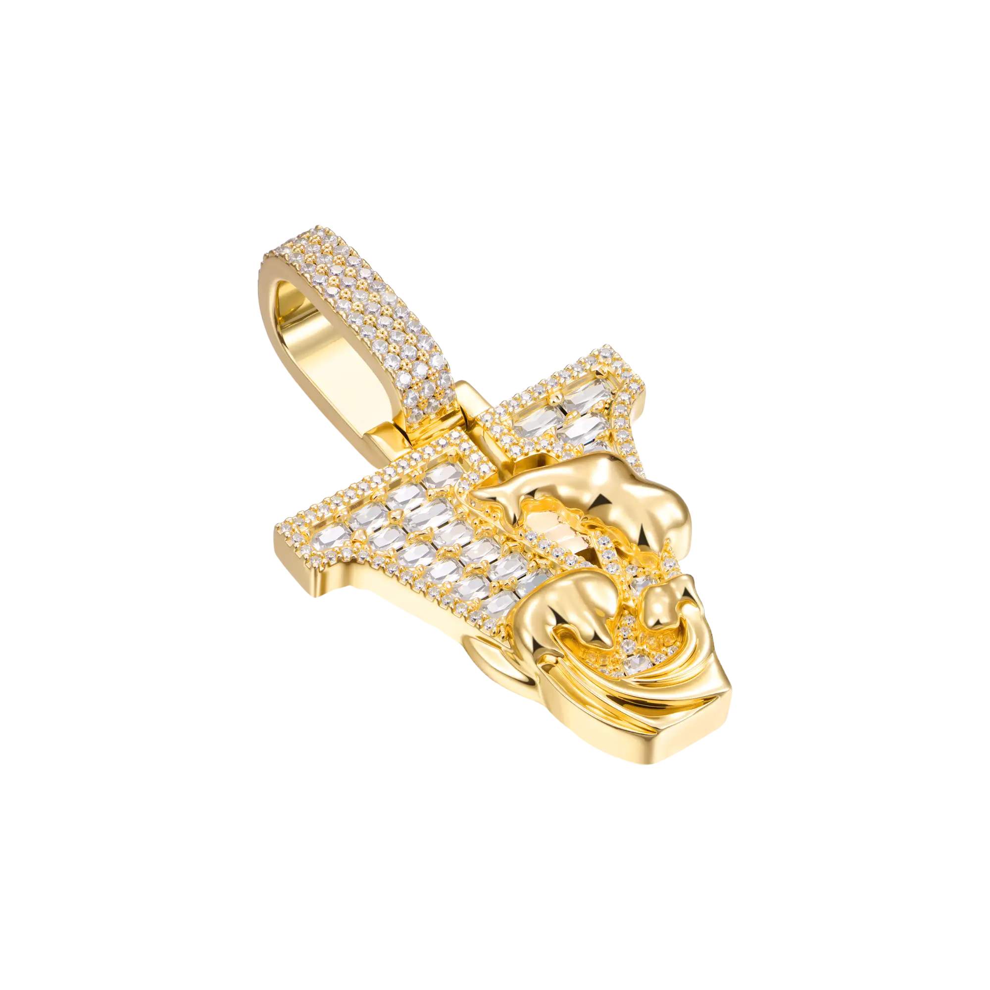 Custom Wave Font Pendant