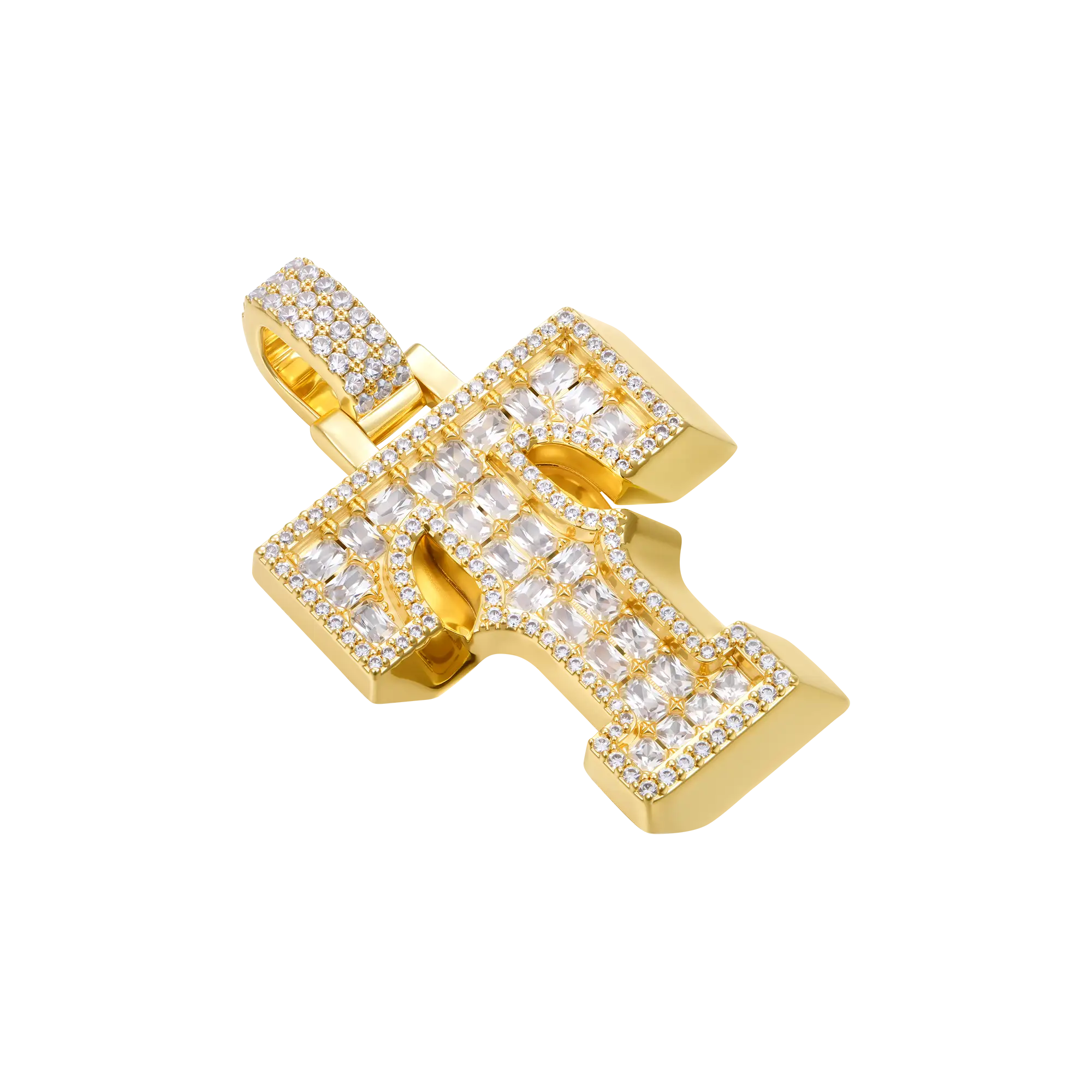 Colgante tridimensional falso de 30 mm con picos