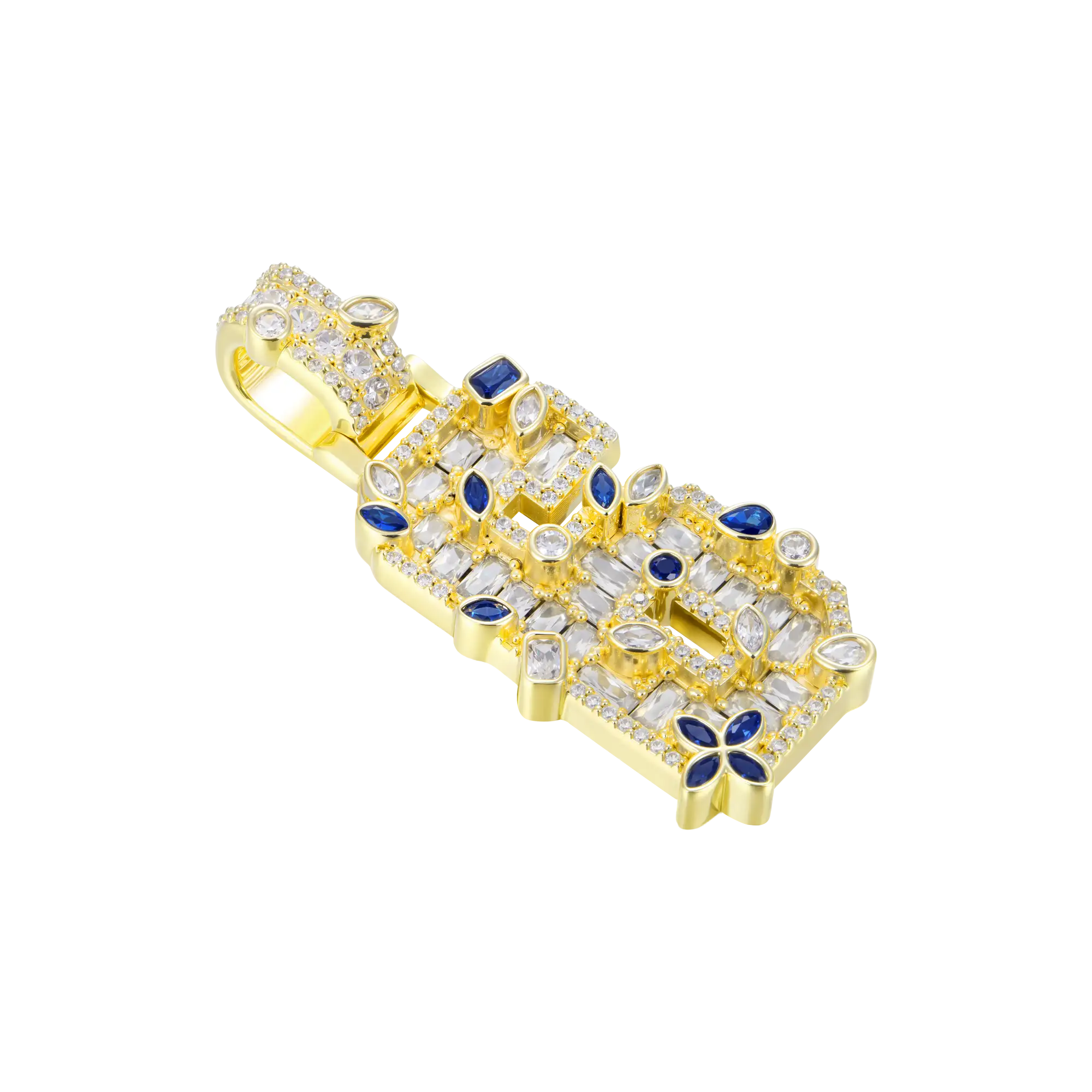 Custom College Font Shaped Cut Pendant