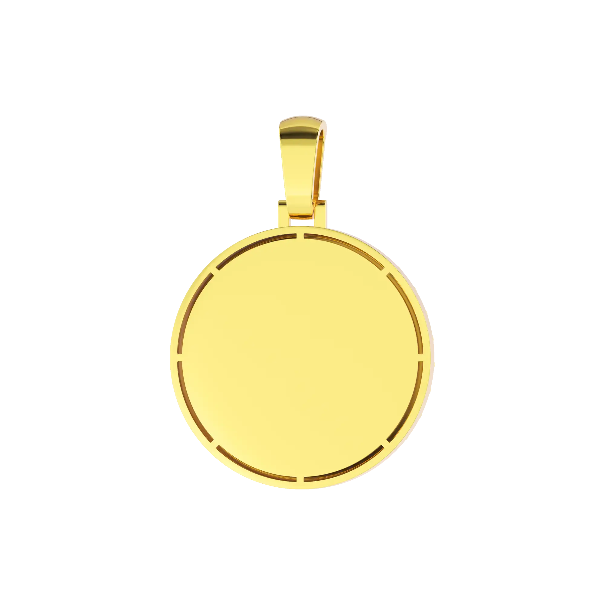 Colgante de disco giratorio personalizado-38 mm