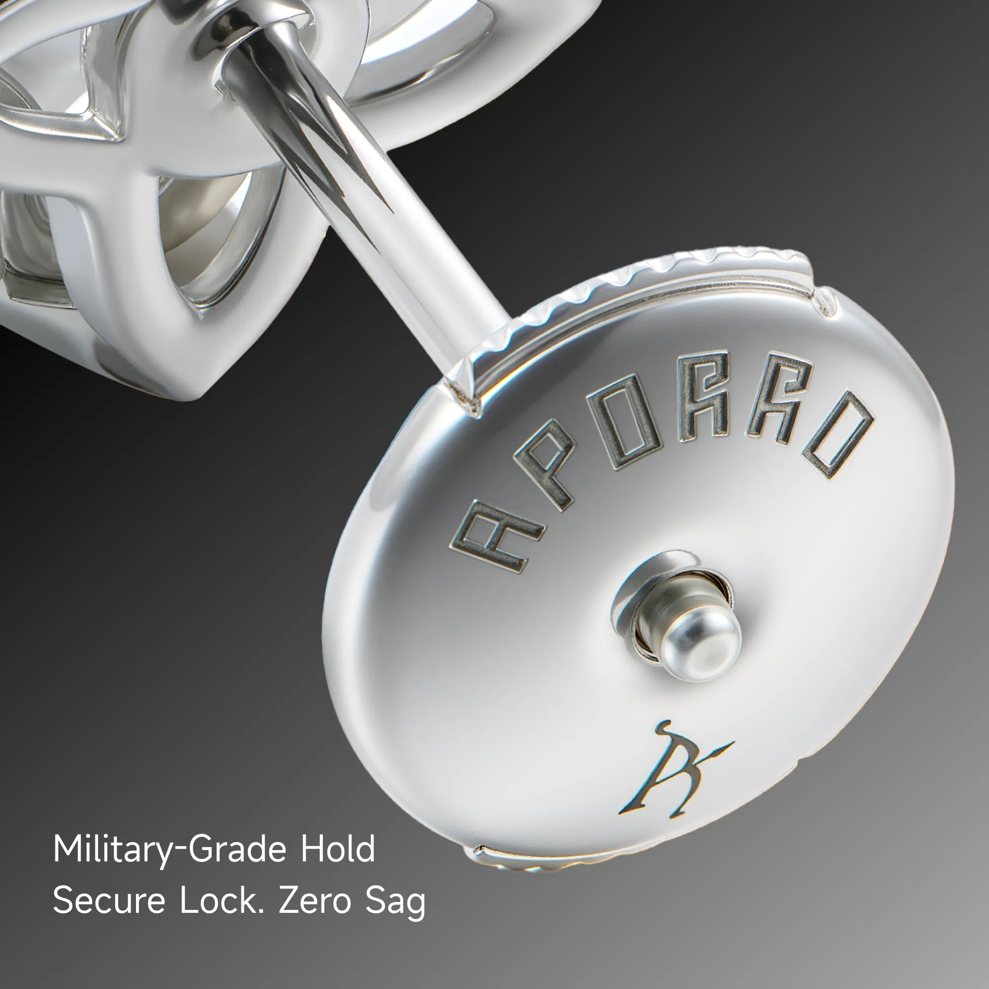 Moissanite S925 Solid Clover Cut Stud Earrings - White