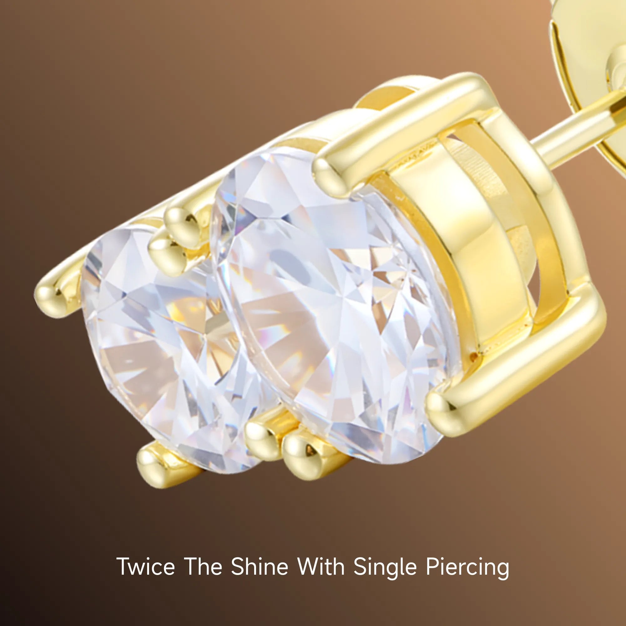 #Diamond_White Diamond ( 14k Yellow Gold )