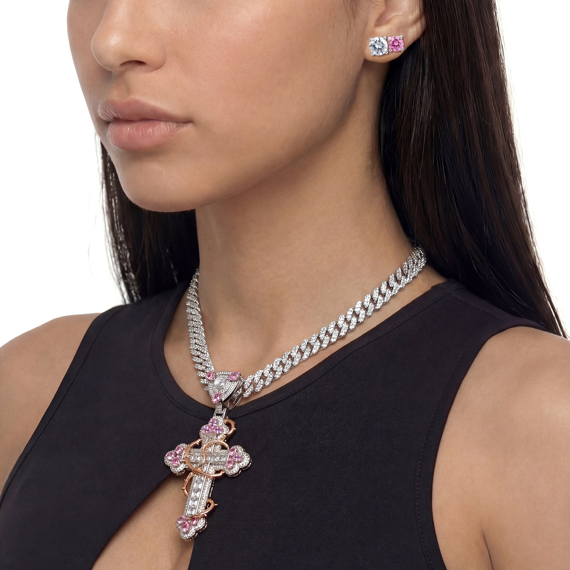Thorned Romance Pendant & Earrings Set