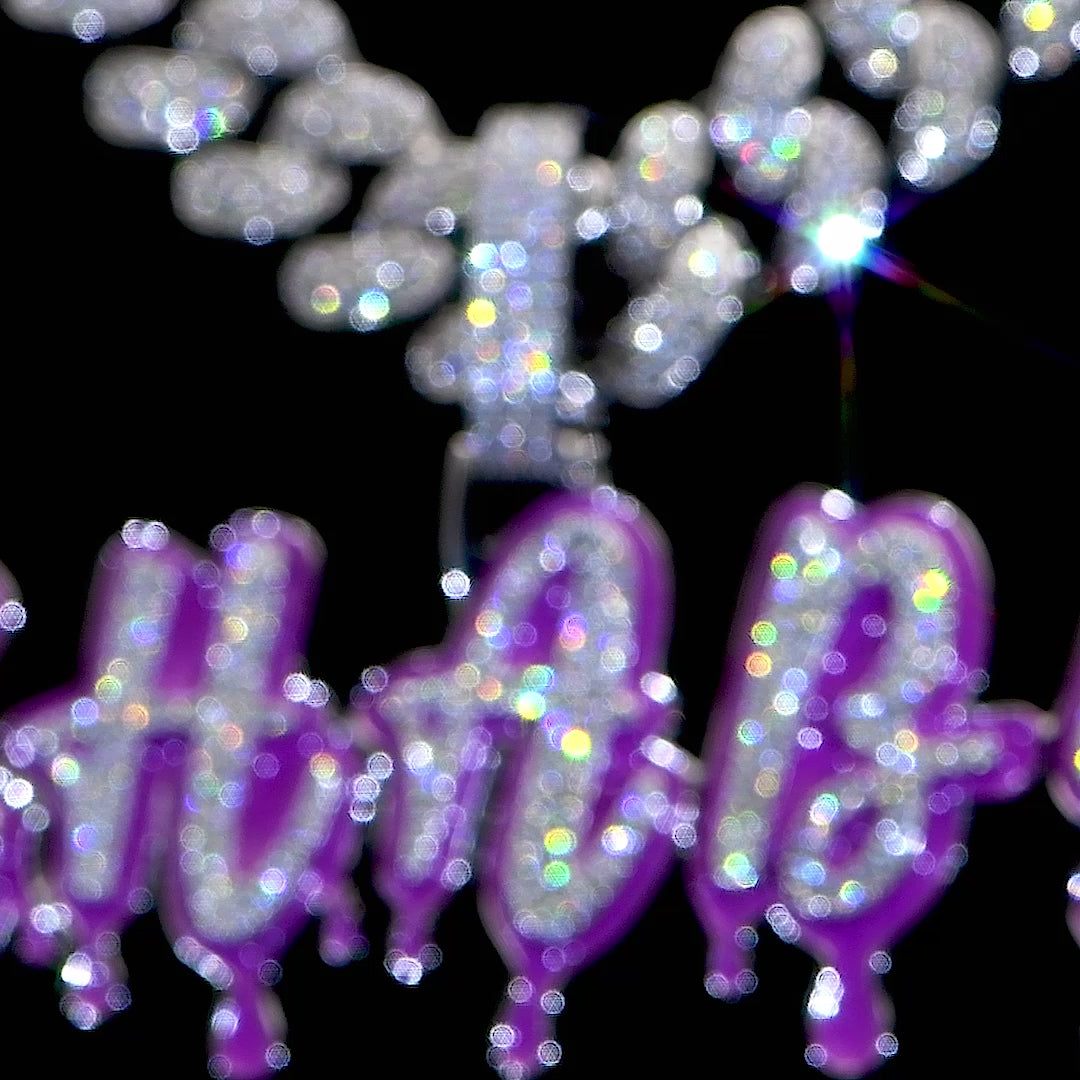 Benutzerdefinierter Email Dripping Font Anhänger