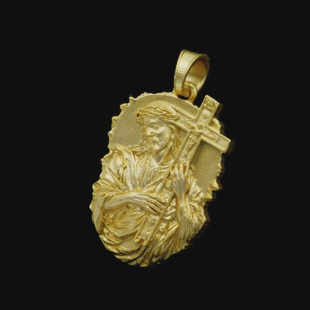 Sacred Grace Jesus Pendant