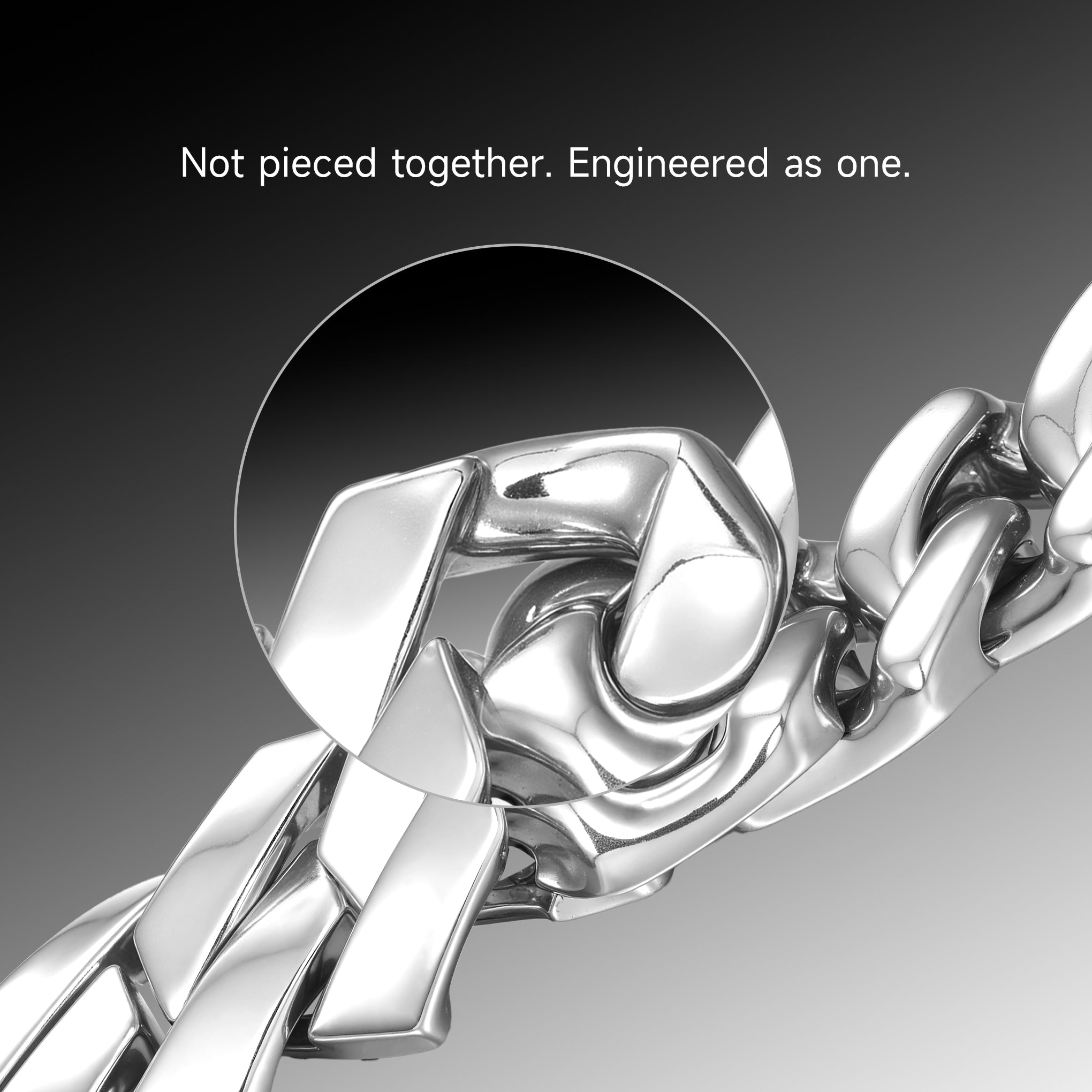 Round Cut Prong Cuban Link Chain - 10mm