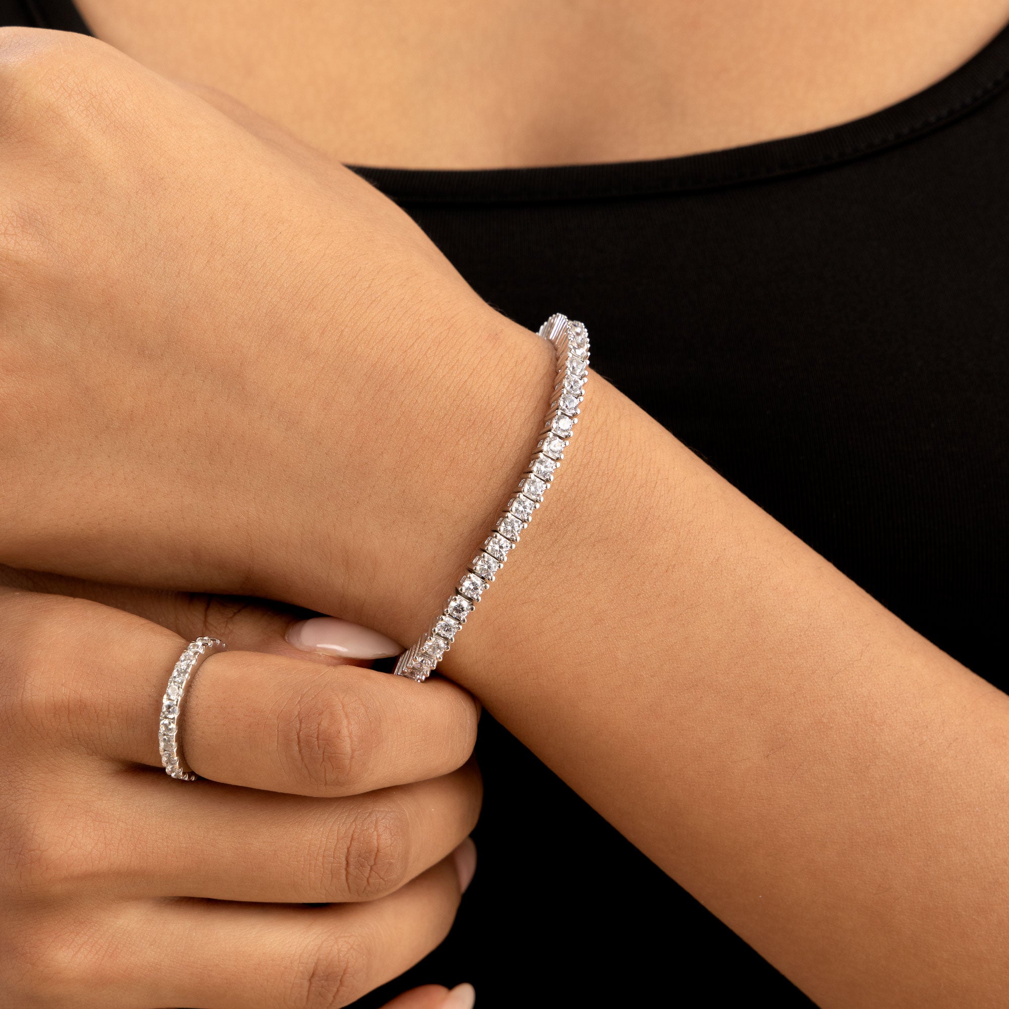 Iced Tennis Bracelet - 3mm