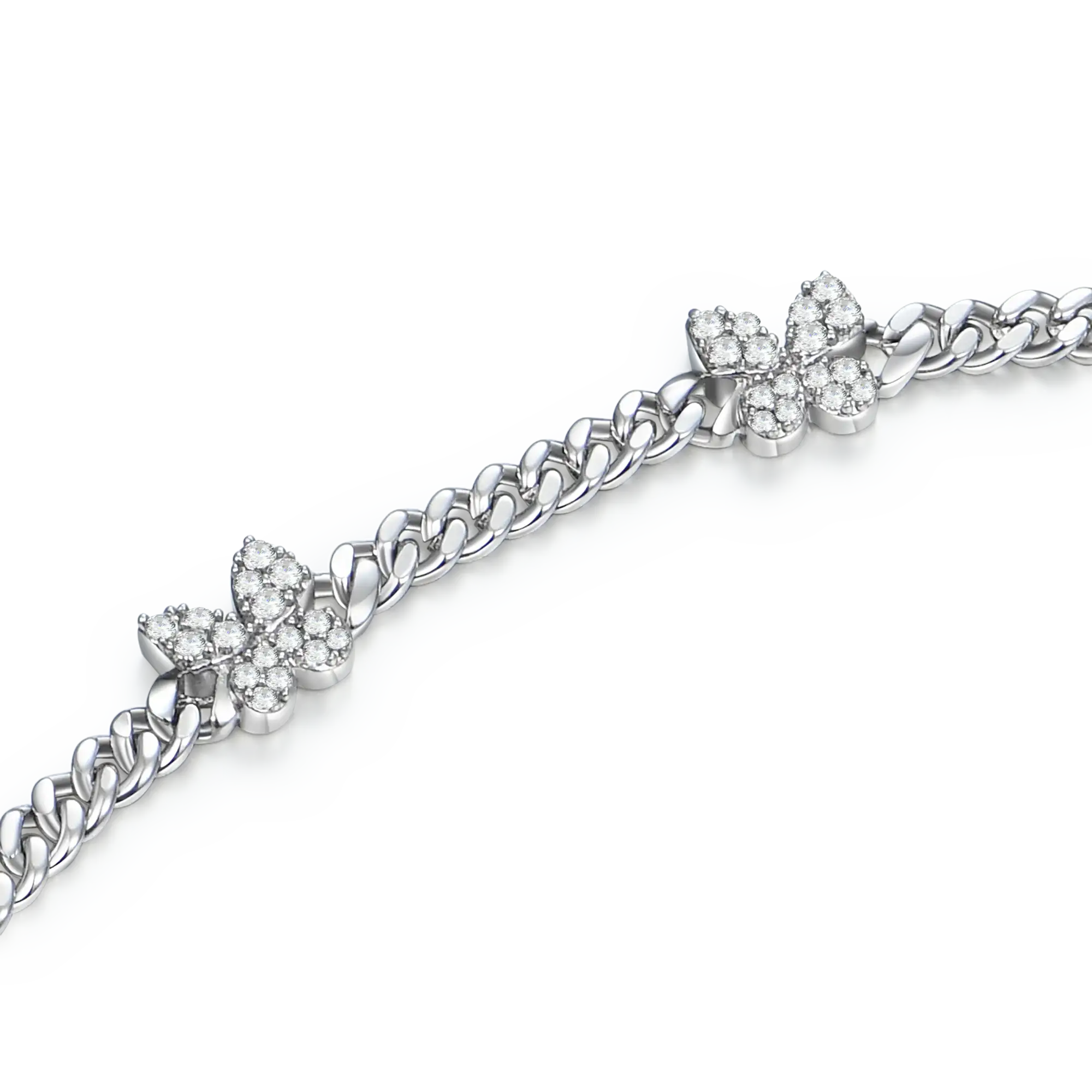 Lebendige Schmetterlingskubanische Halskette - 3mm