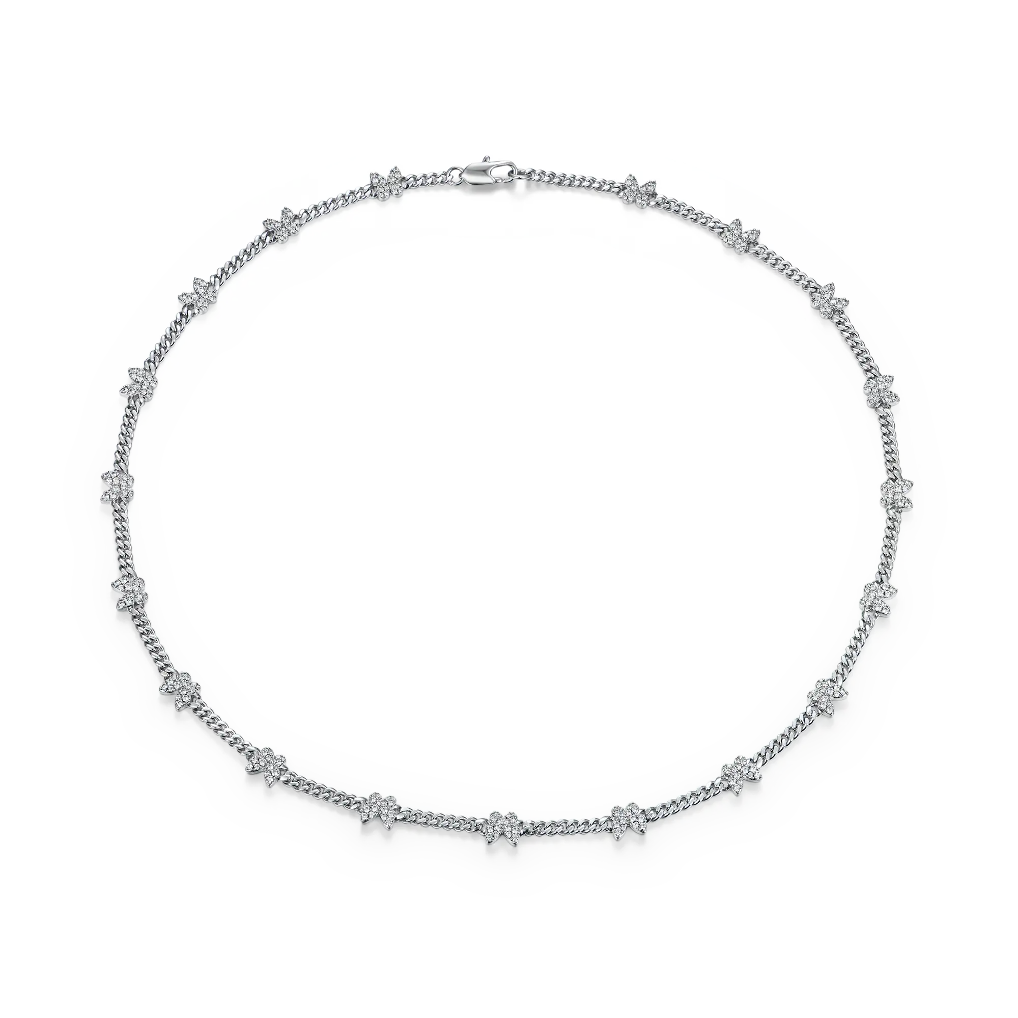 Lebendige Schmetterlingskubanische Halskette - 3mm